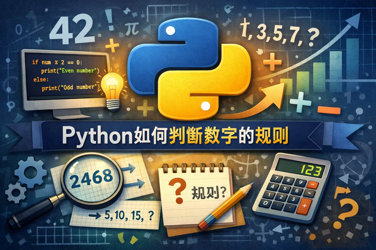 python如何判断数字的规则