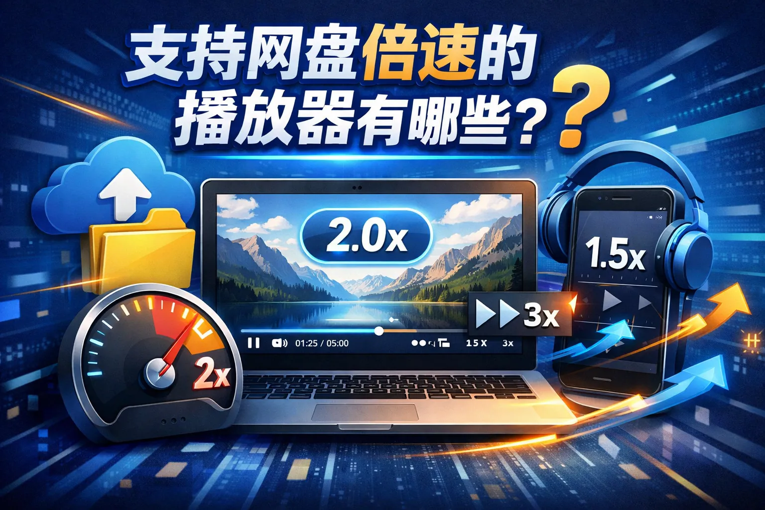 支持网盘倍速的播放器有哪些