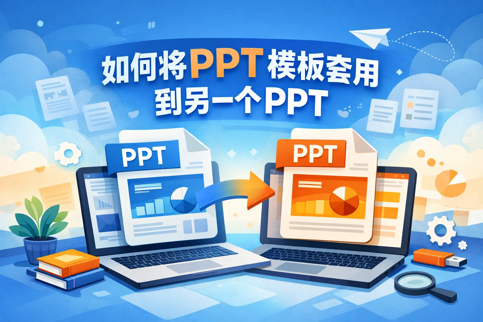 如何将ppt模板套用到另一个ppt
