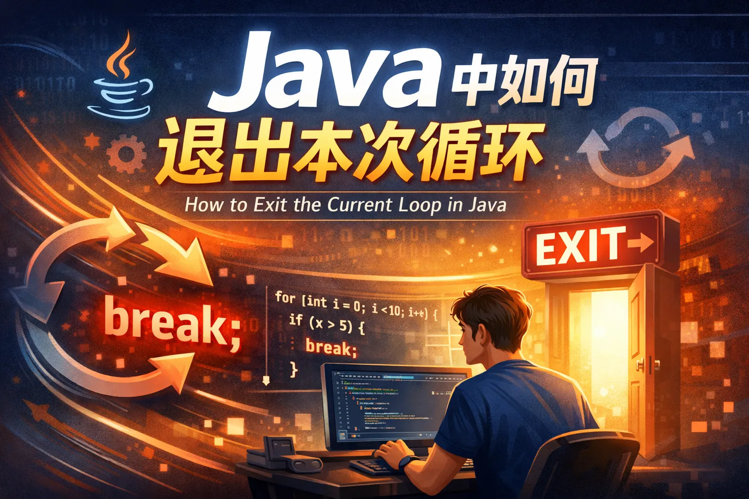 java中如何退出本次循环