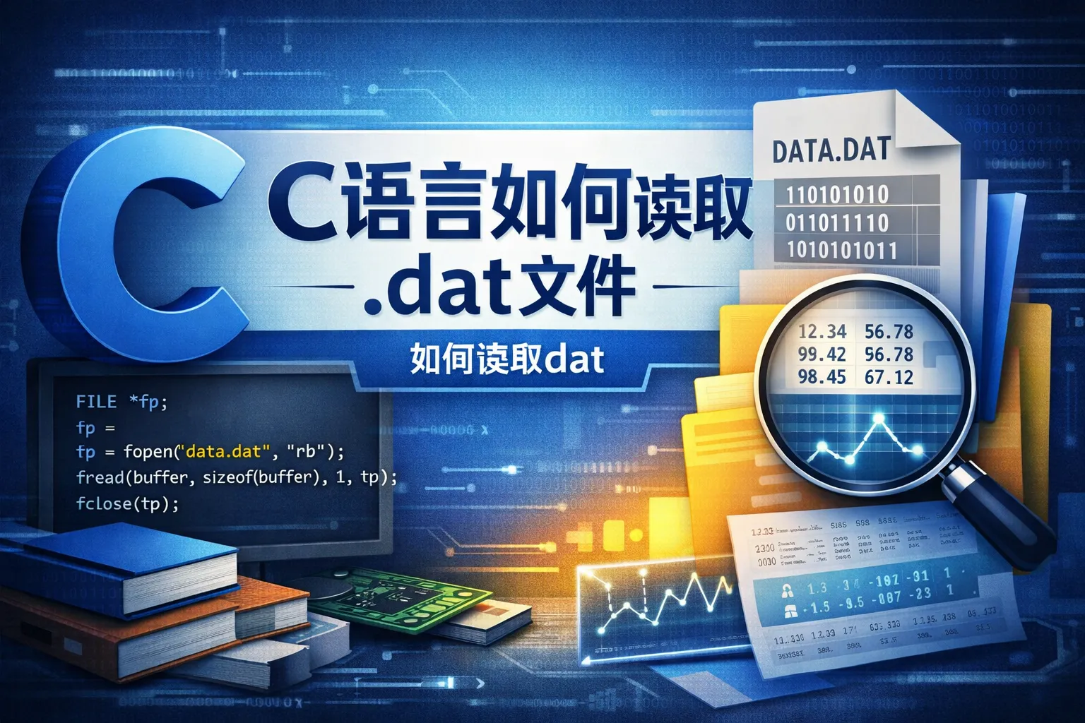 C语言如何读取dat
