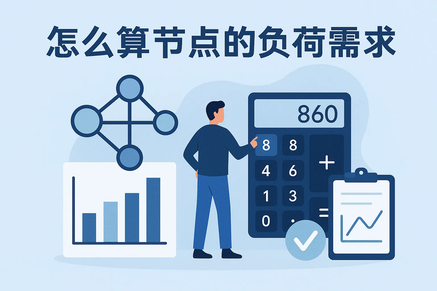 怎么算节点的负荷需求