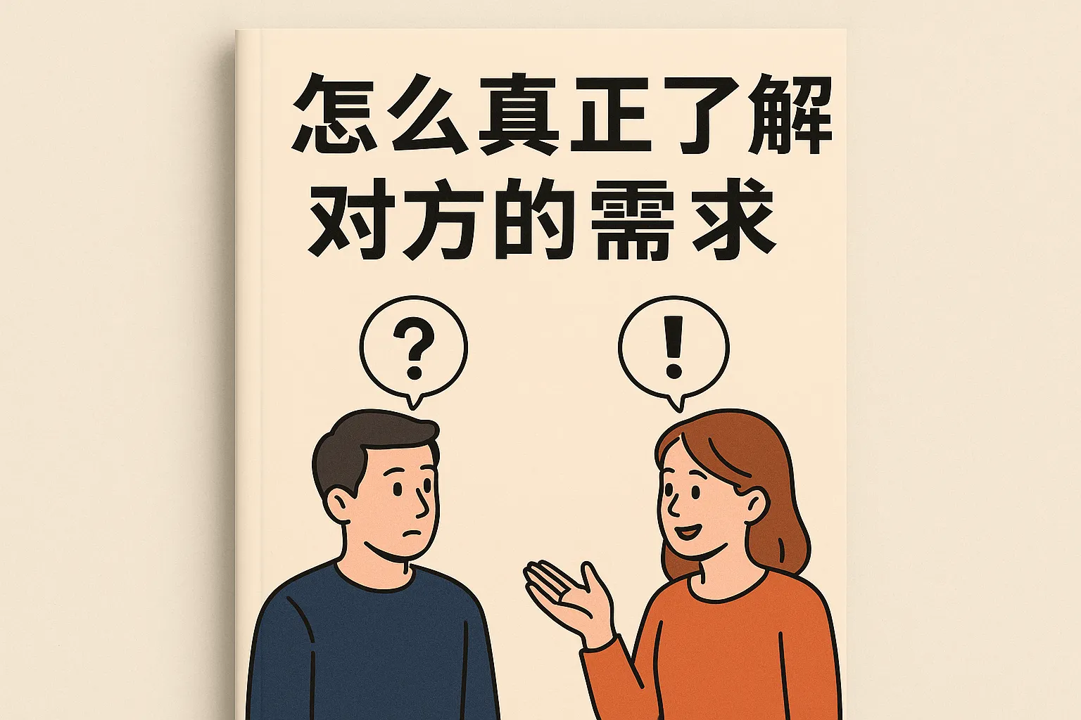 怎么真正了解对方的需求