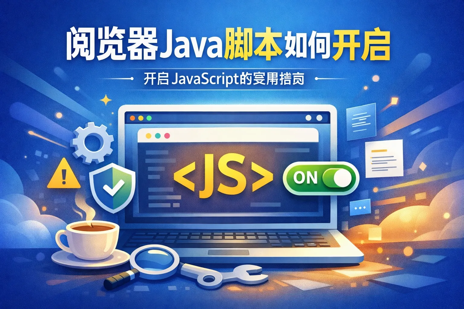 阅览器java脚本如何开启