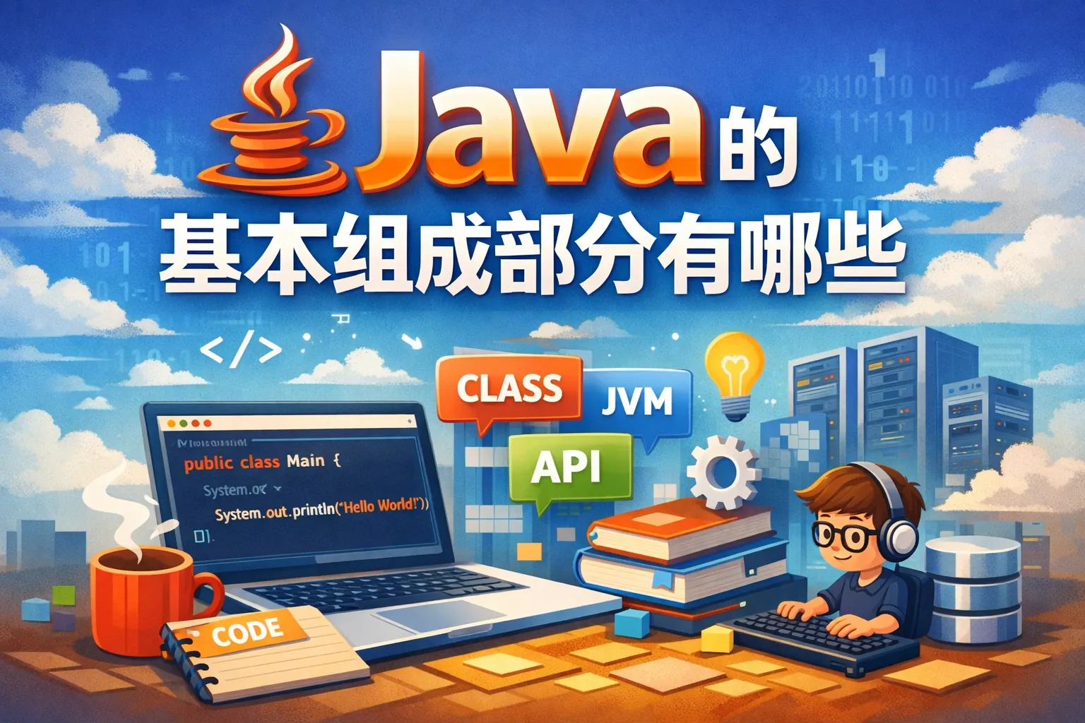 java的基本组成部分有哪些