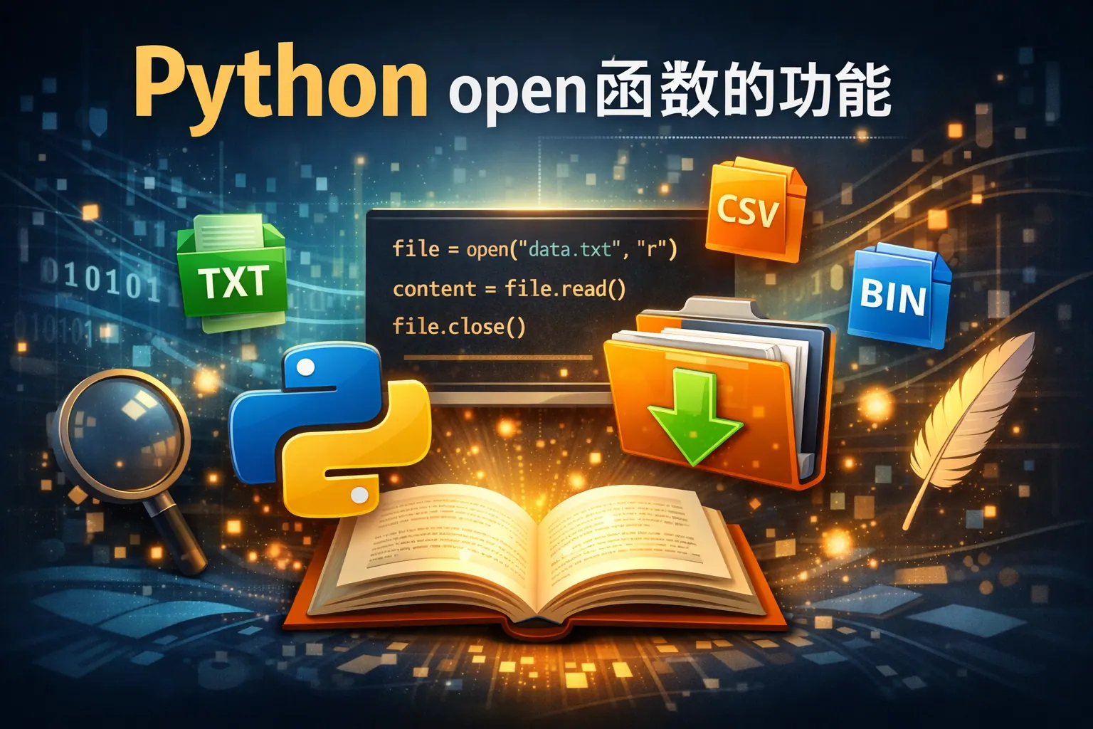 python open函数的功能