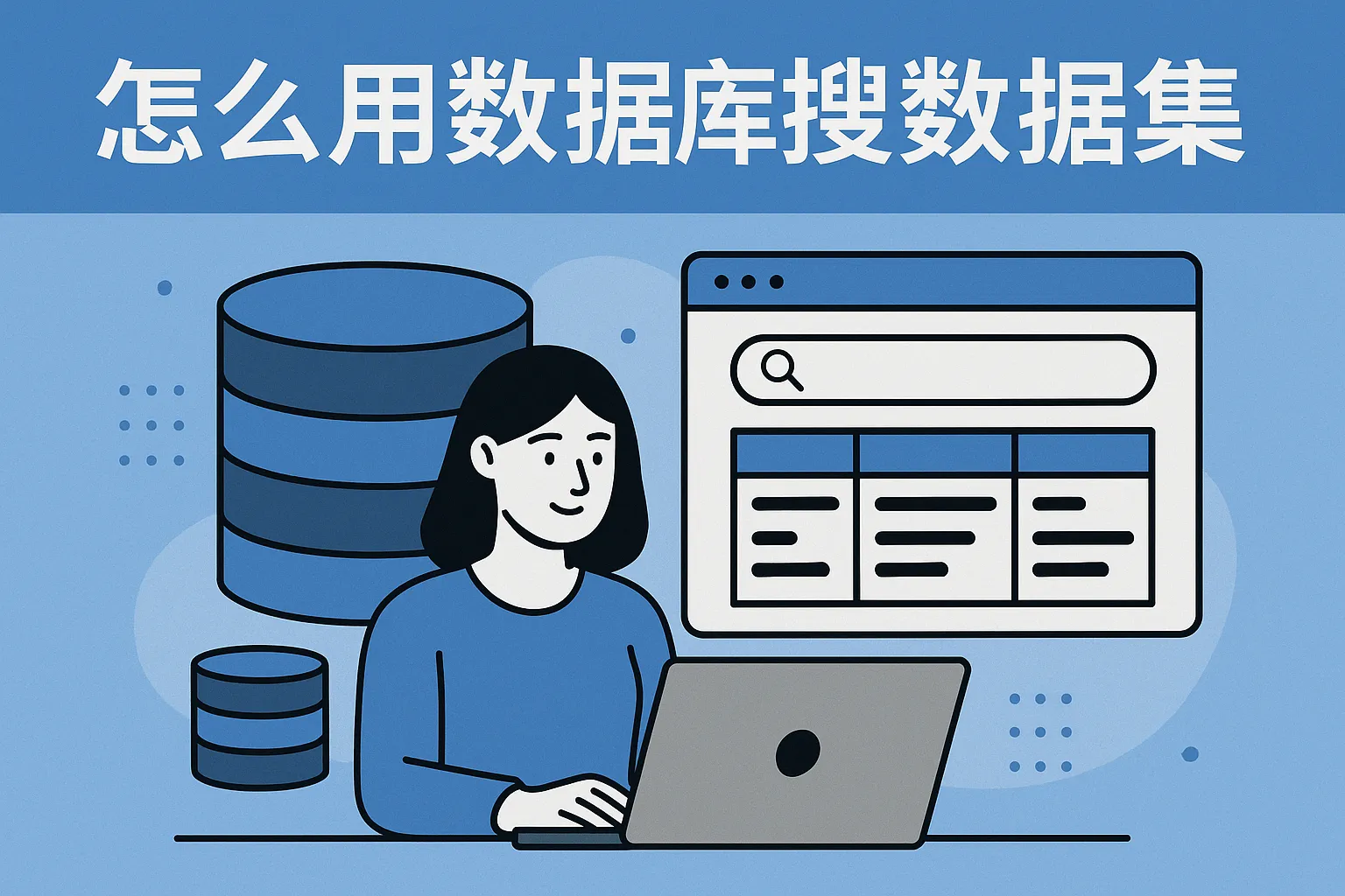 怎么用数据库搜数据集