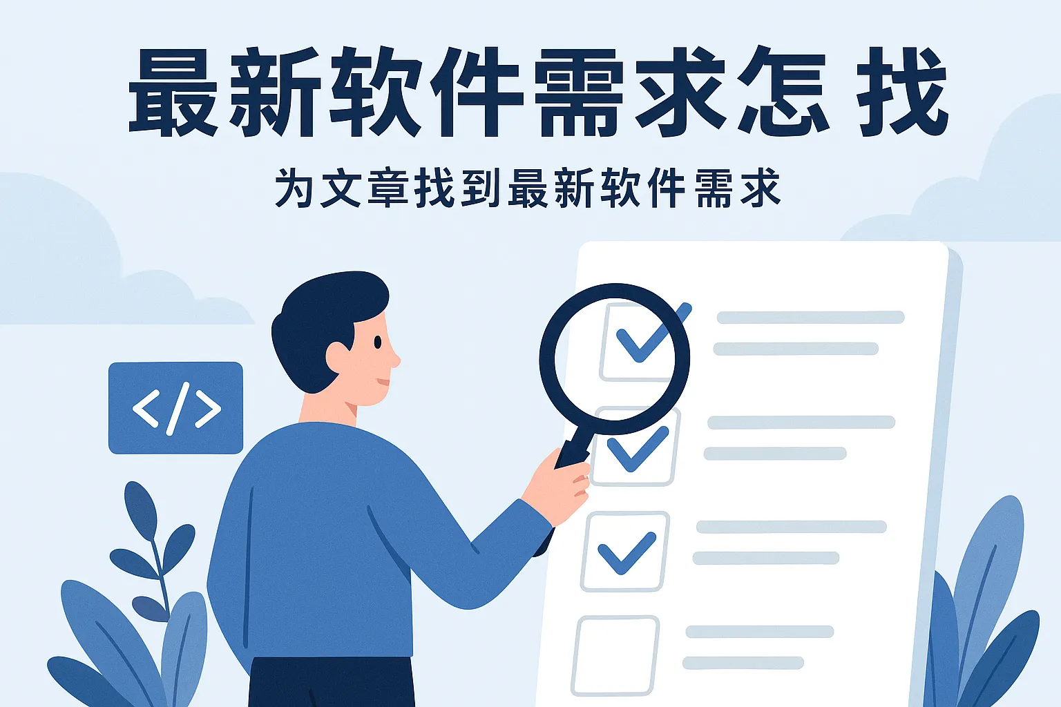 找到最新软件需求怎么找