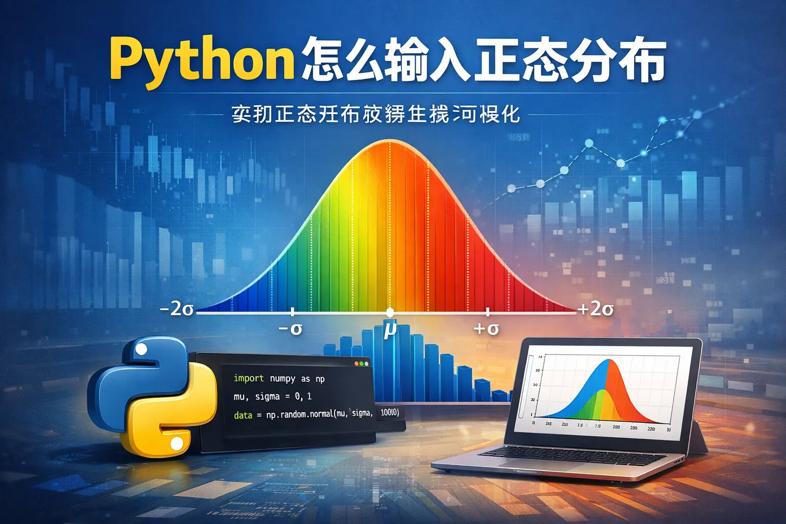 python怎么输入正态分布