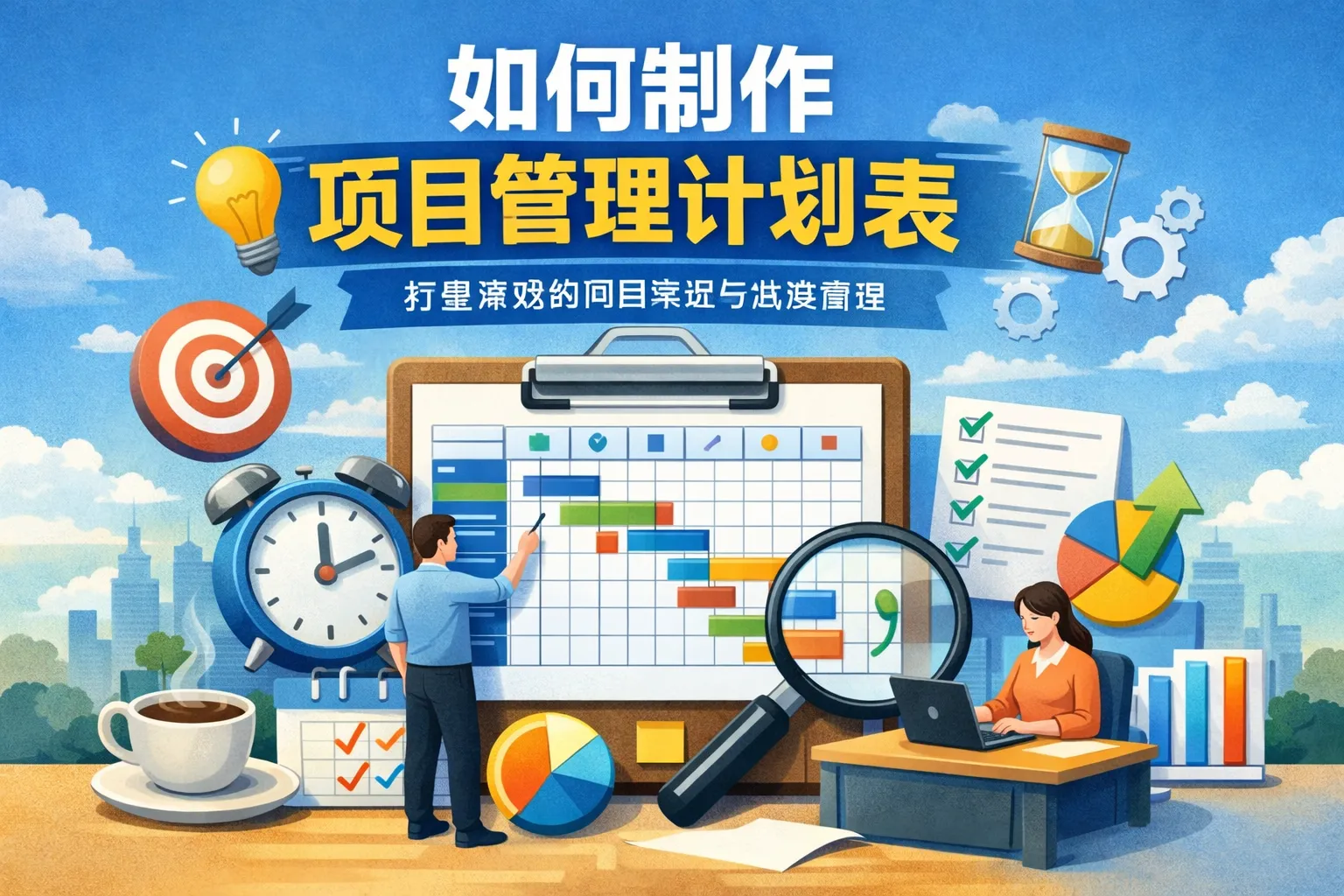 如何制作项目管理计划表