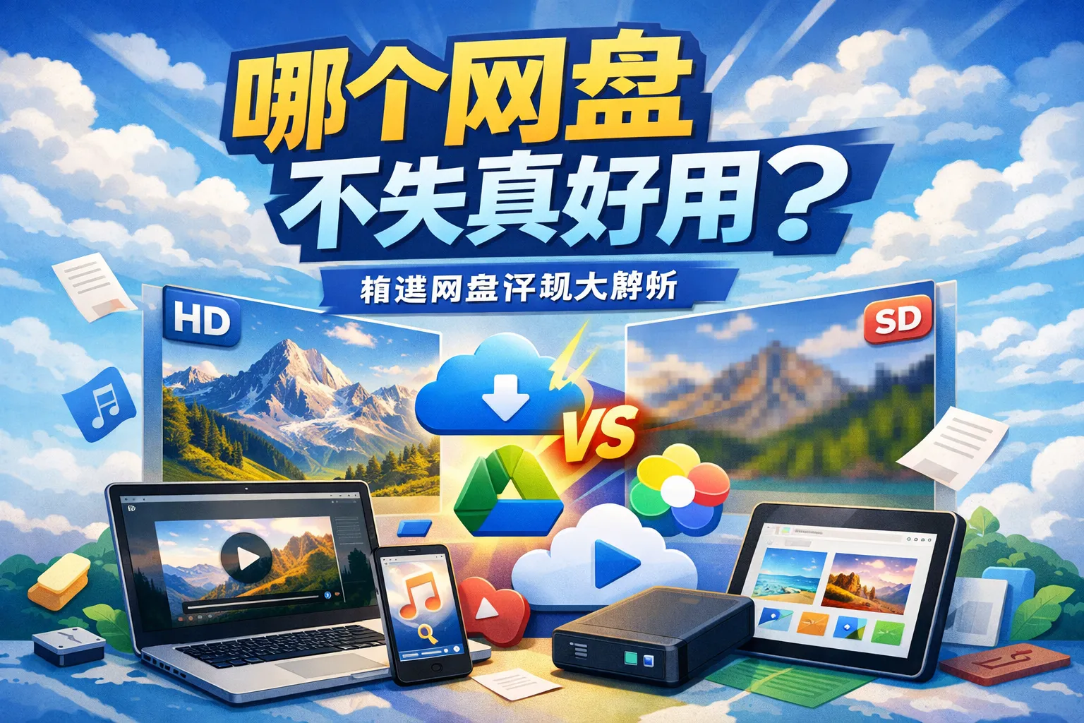 哪个网盘不失真好用