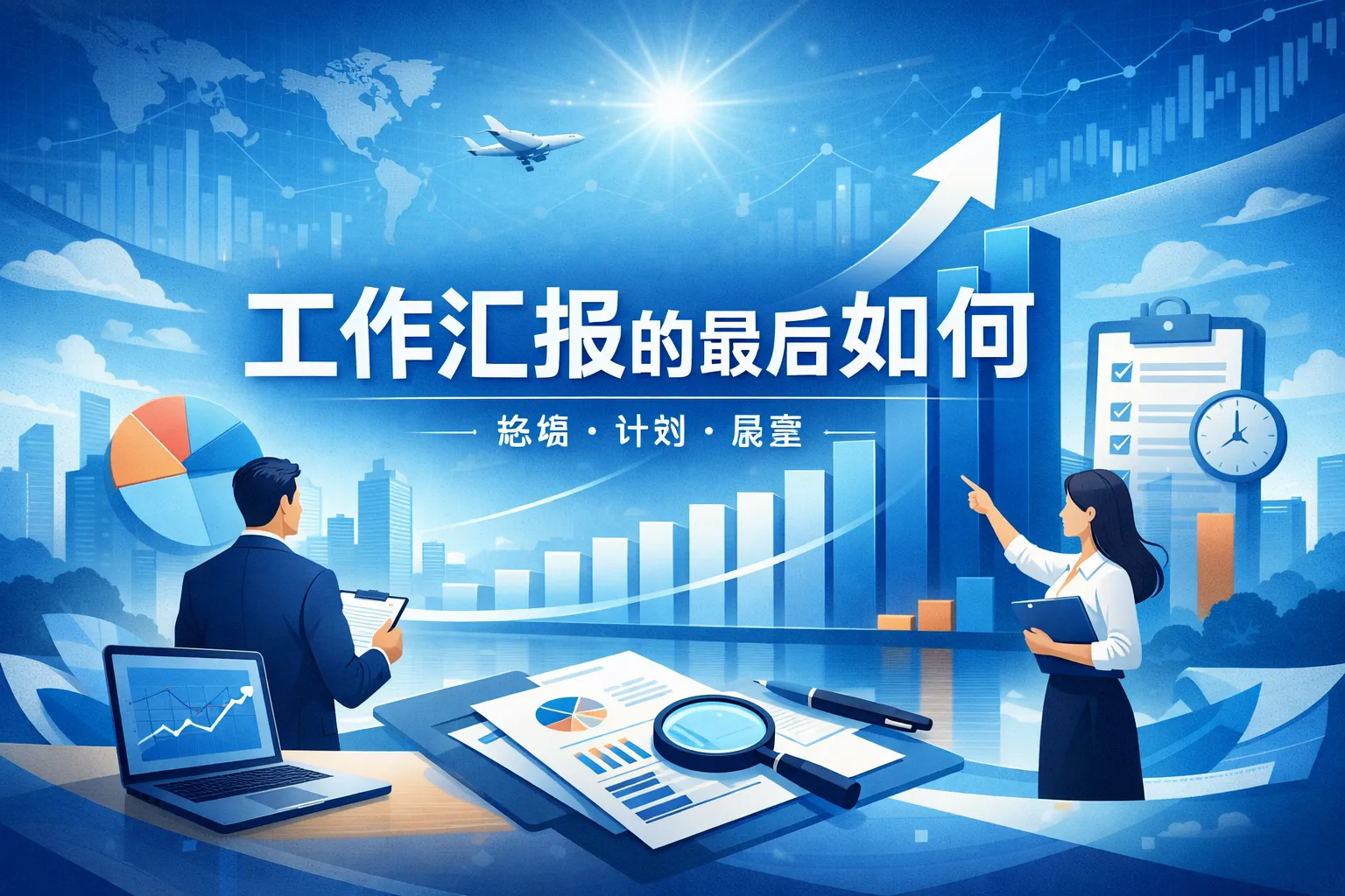 工作汇报的最后如何