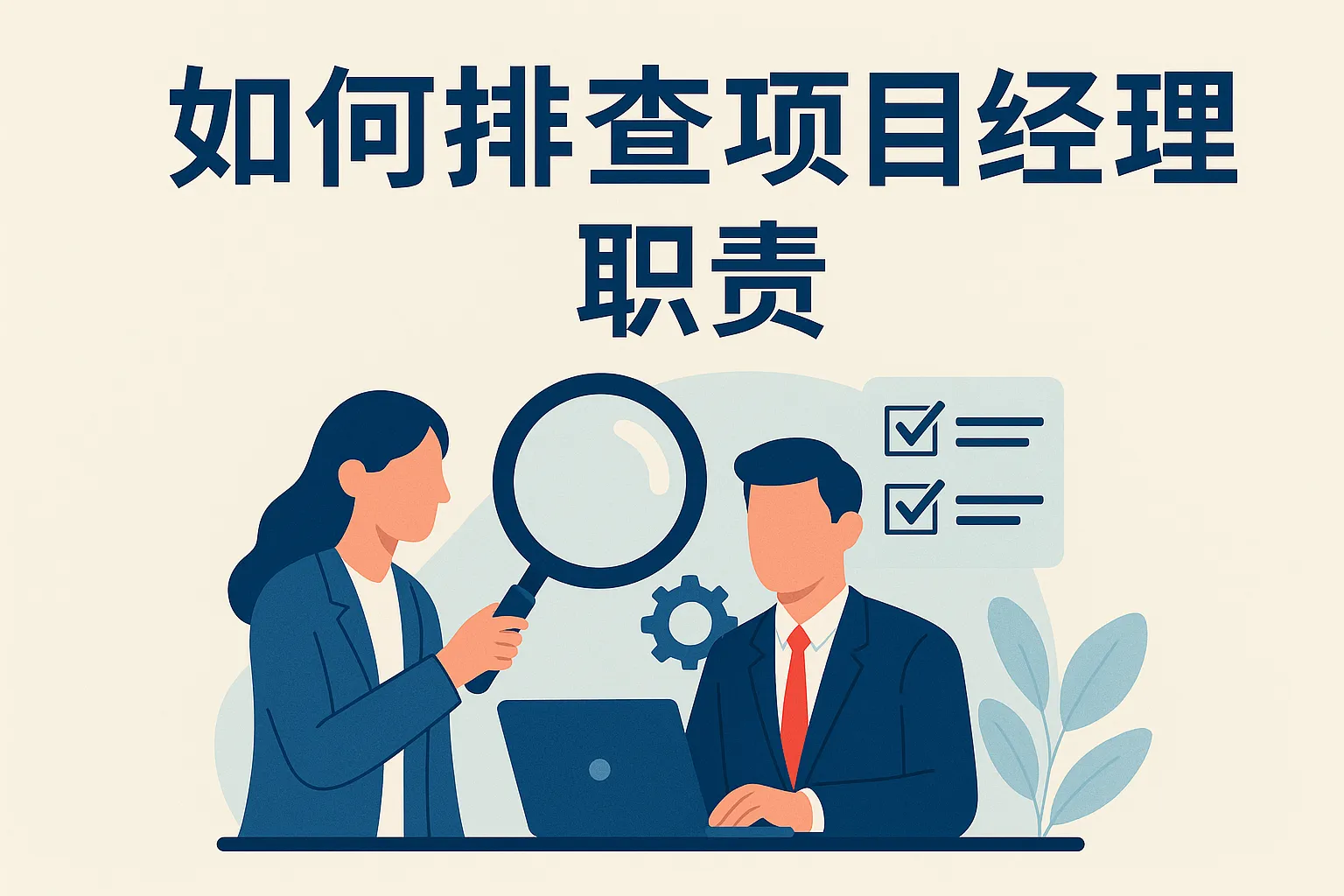 如何排查项目经理职责