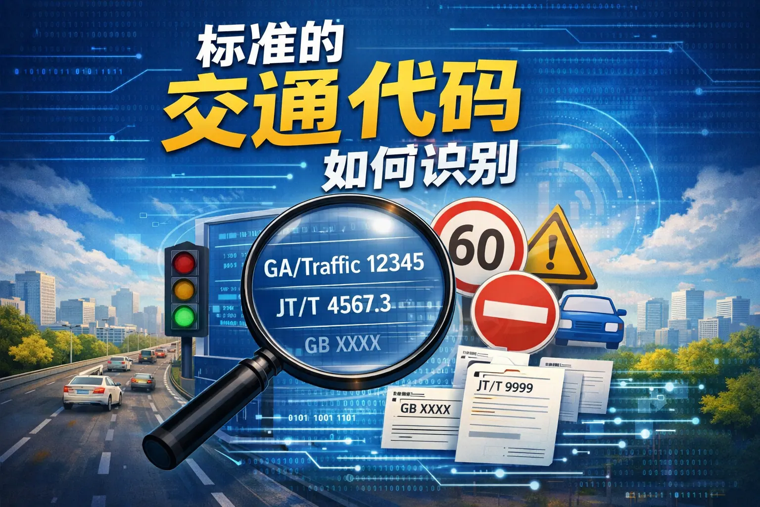 标准的交通代码如何识别
