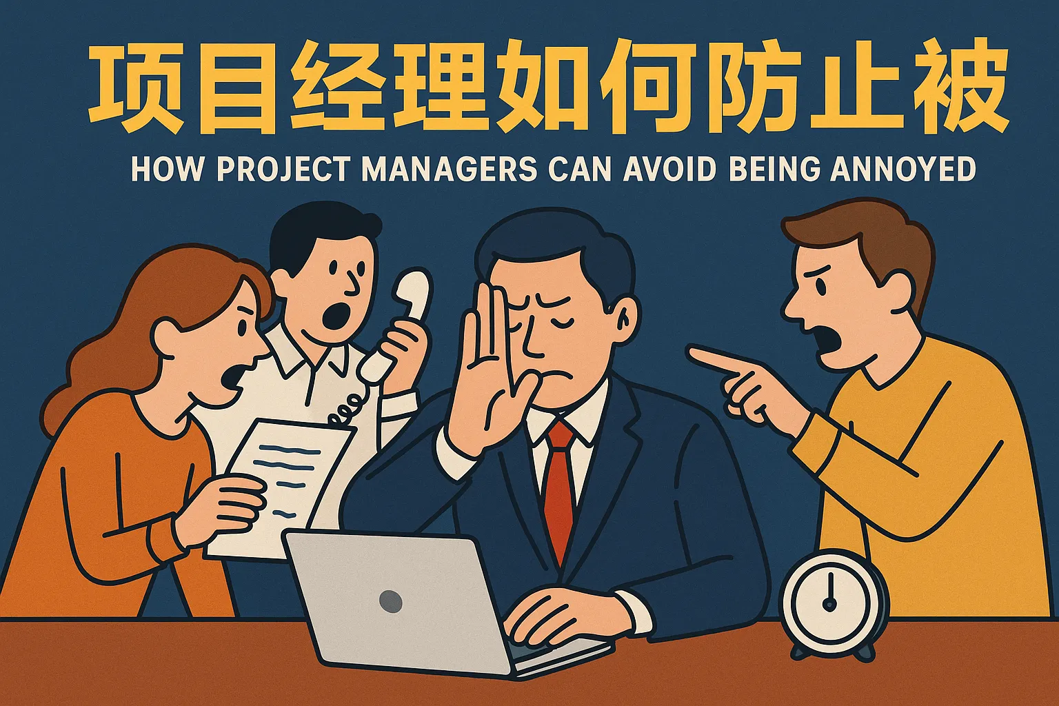 项目经理如何防止被烦