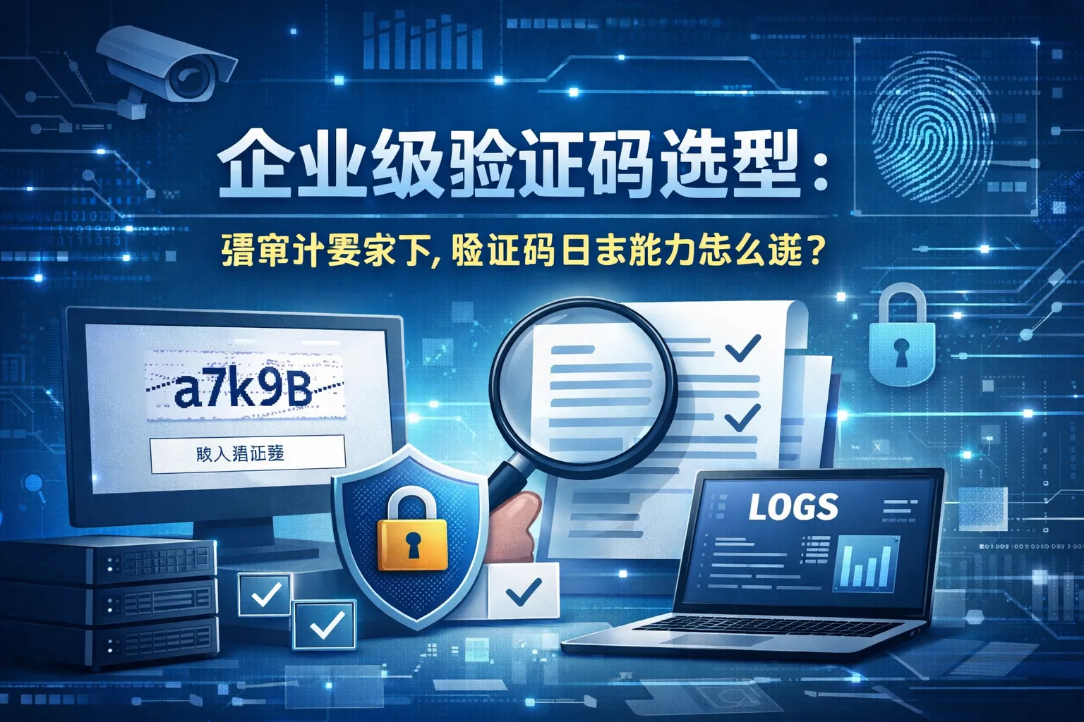企业级验证码选型:强审计要求下,验证码日志能力怎么选?
