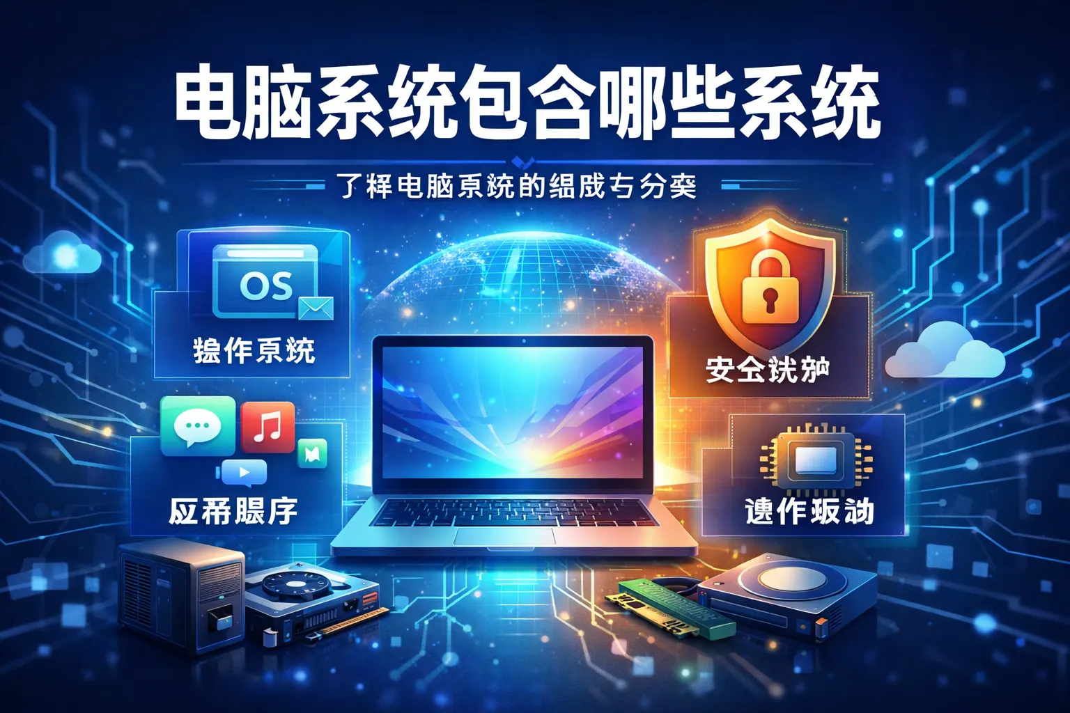 电脑系统包含哪些系统