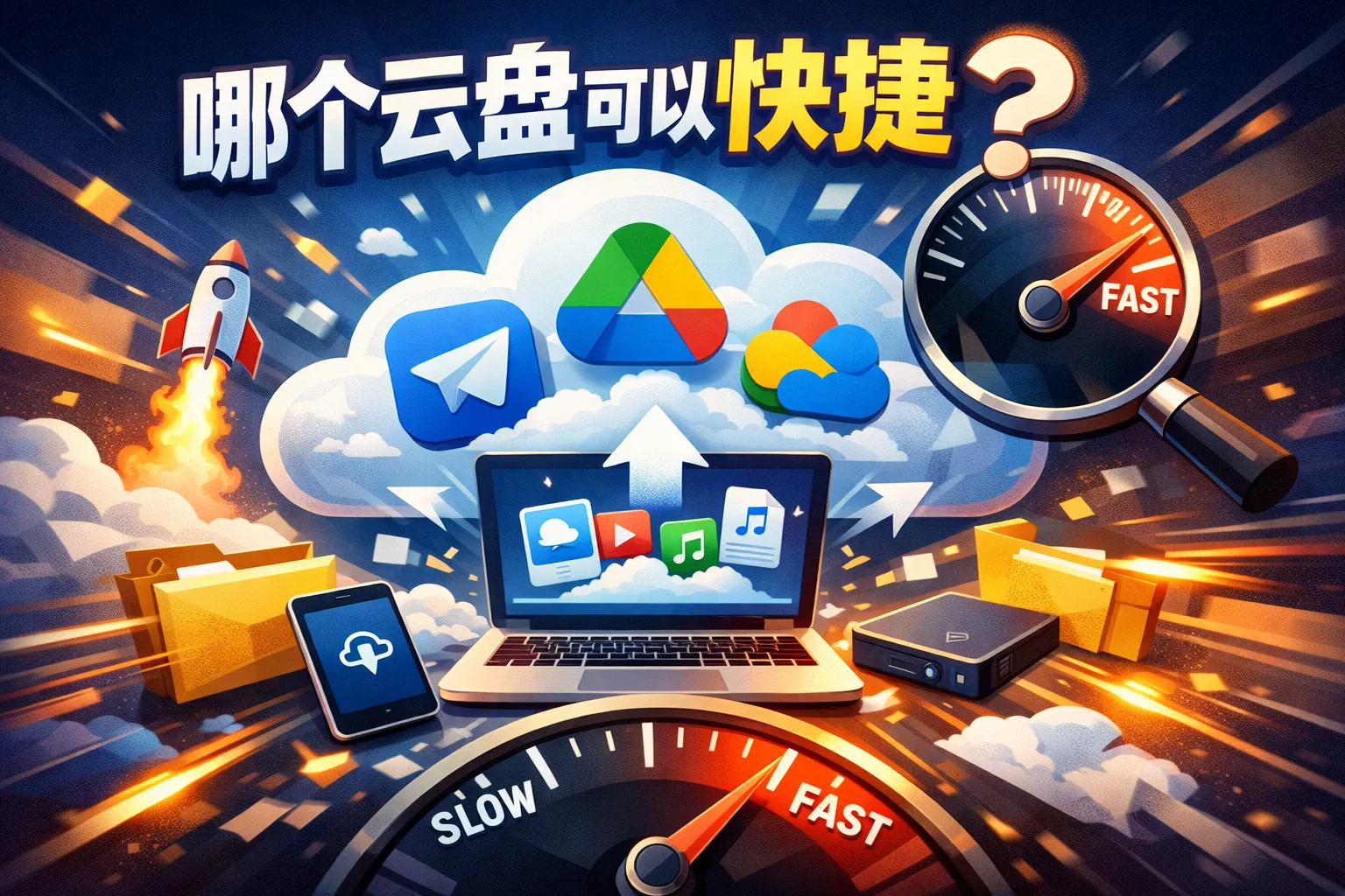 哪个云盘可以快速