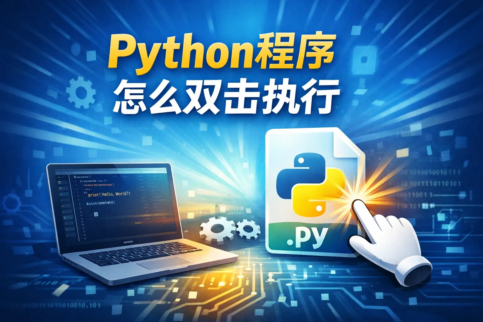 python程序怎么双击执行