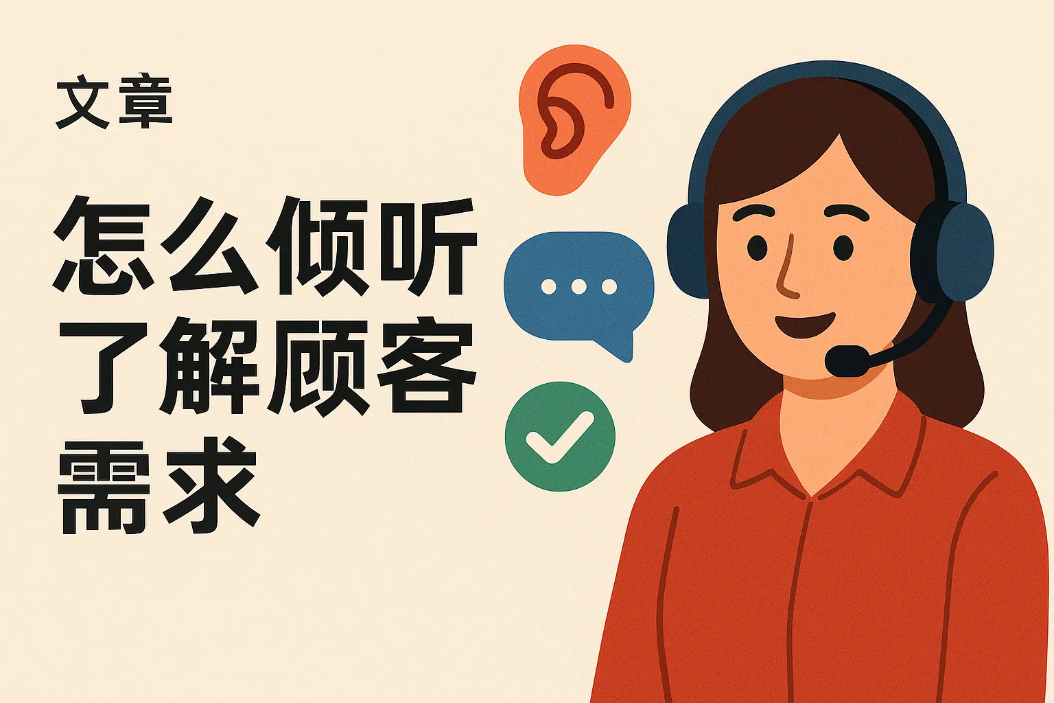 怎么倾听了解顾客需求