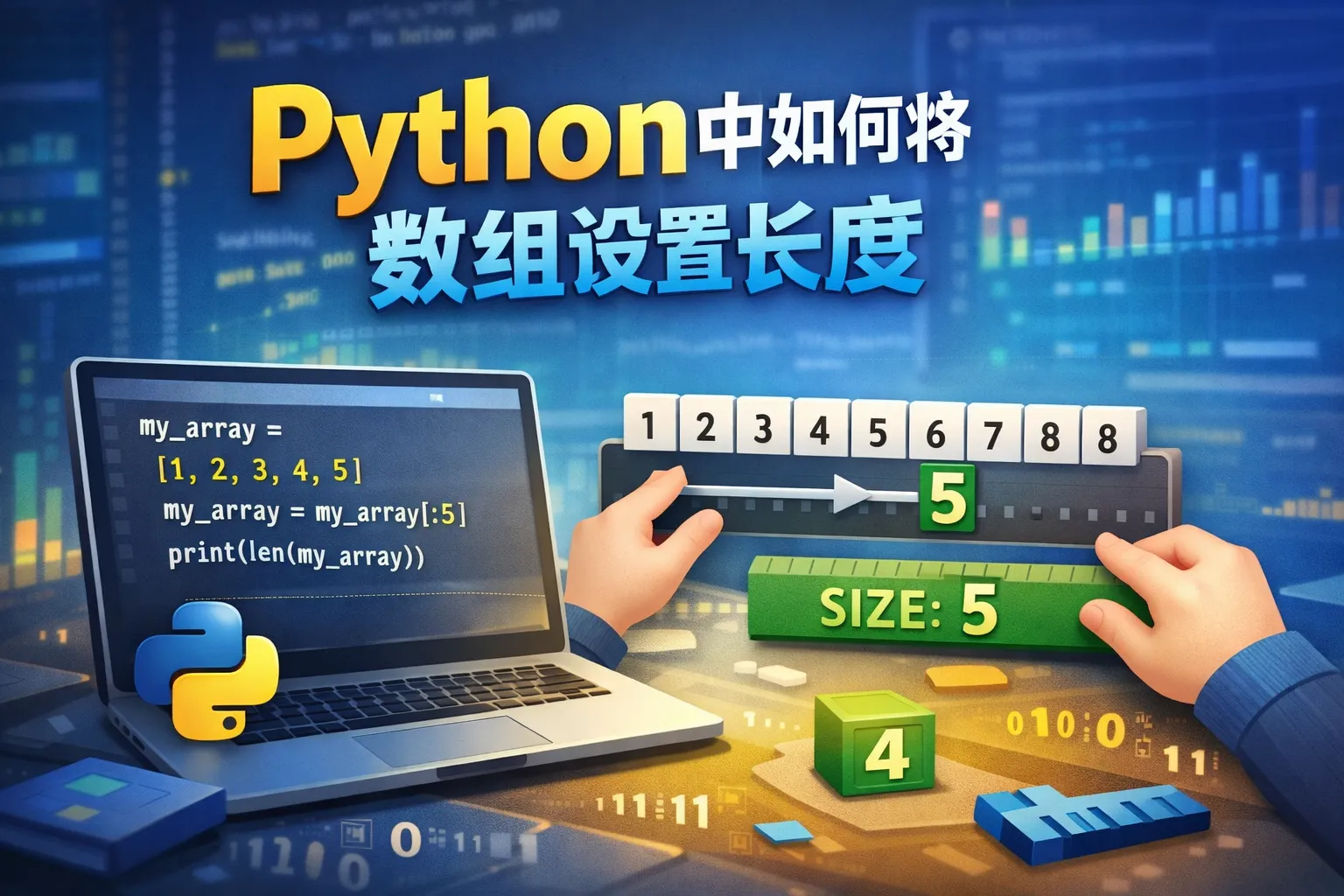 python中如何将数组设置长度