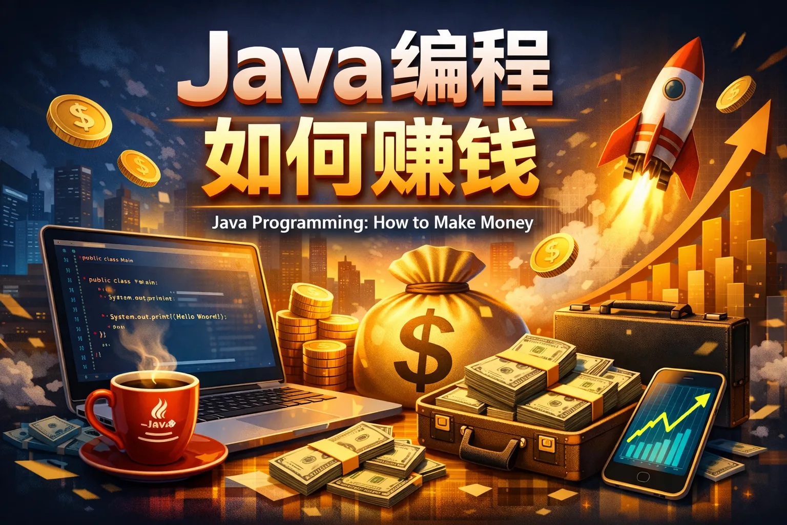 java编程 如何赚钱