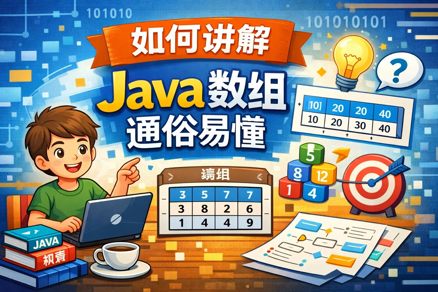 如何讲解java数组通俗易懂