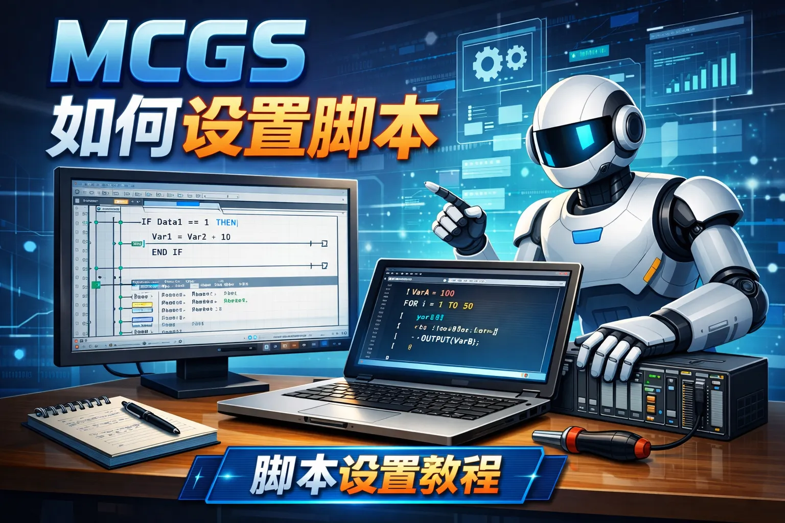 mcgs如何设置脚本