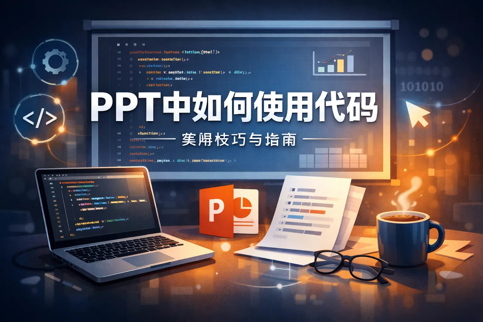 ppt中如何使用代码