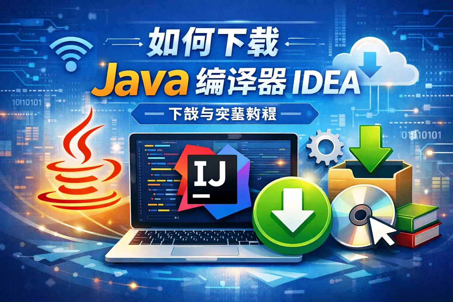 如何下载java编译器idea