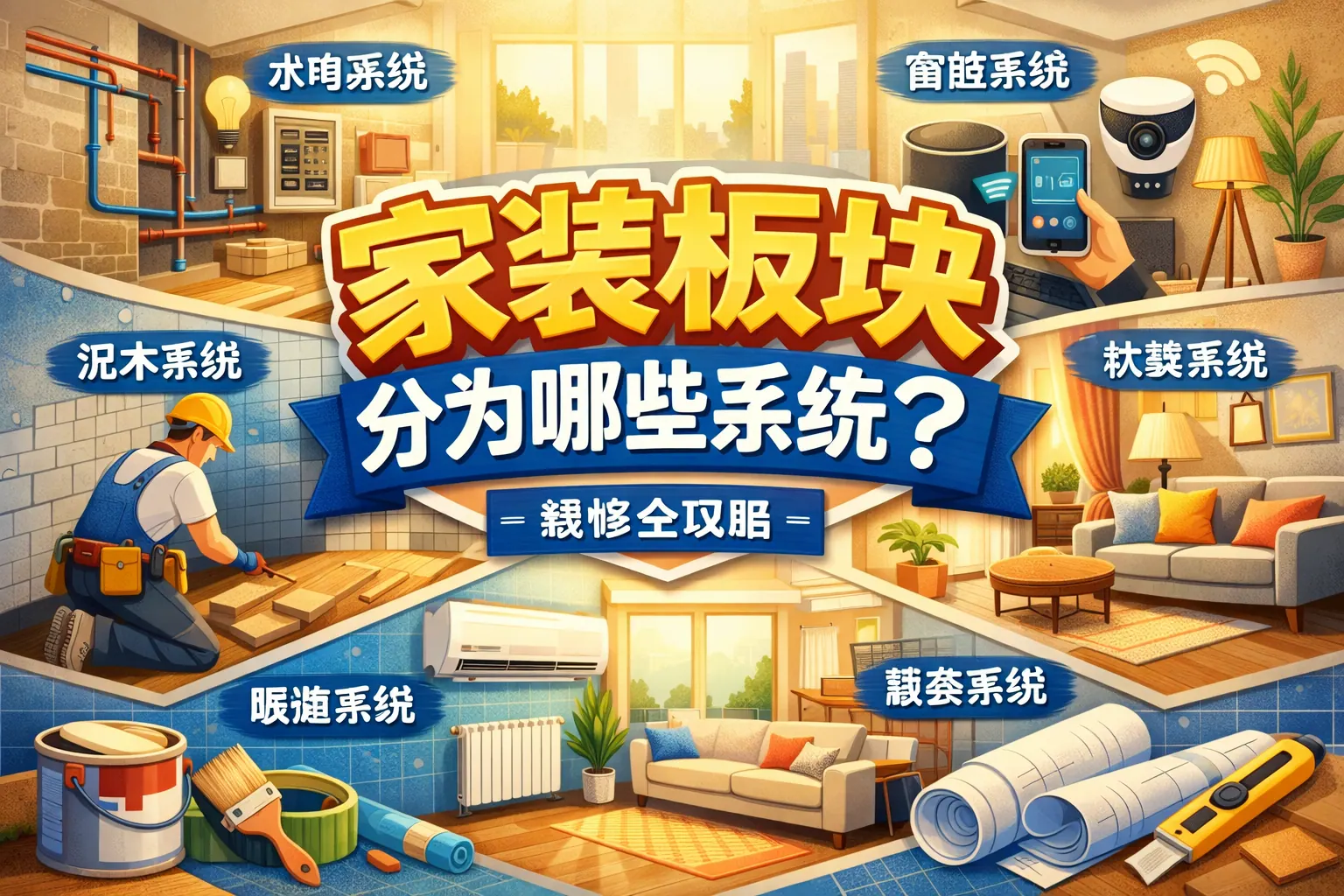 家装板块分为哪些系统