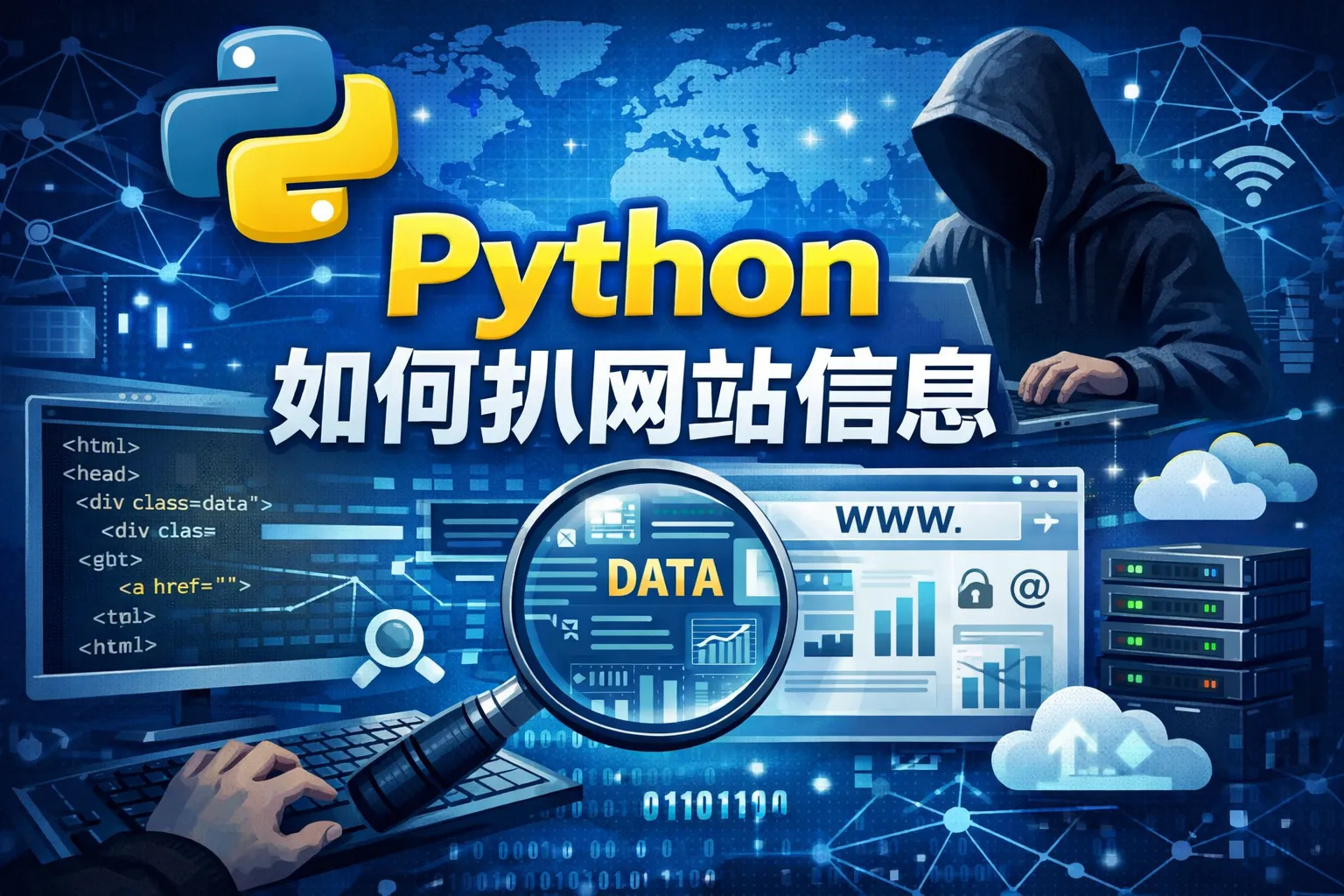 python如何扒网站信息