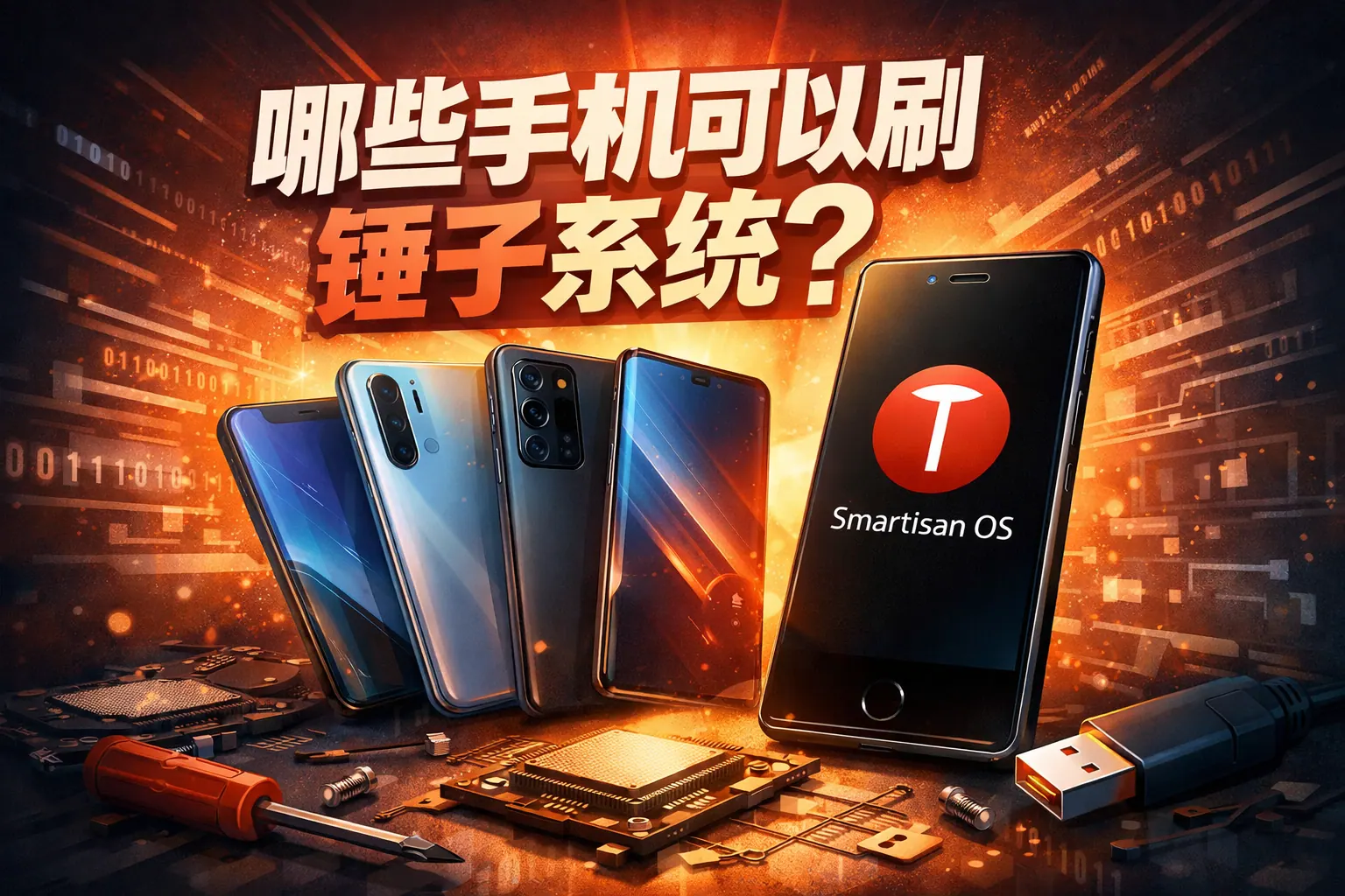 哪些手机可以刷锤子系统