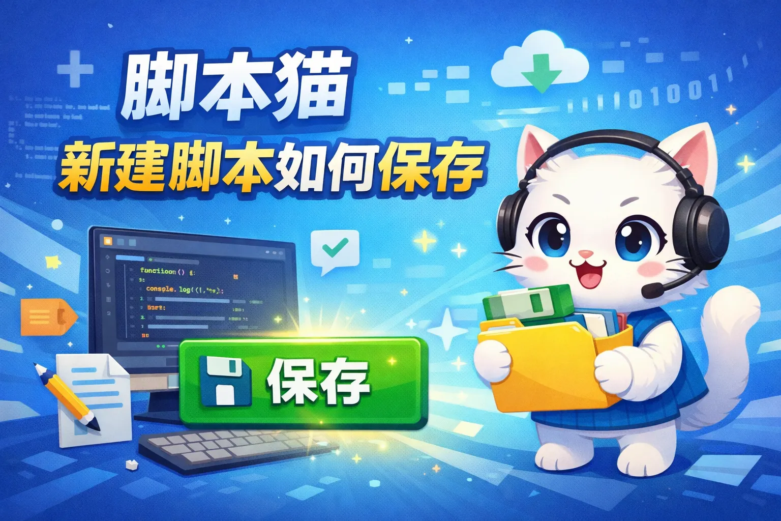 脚本猫新建脚本如何保存