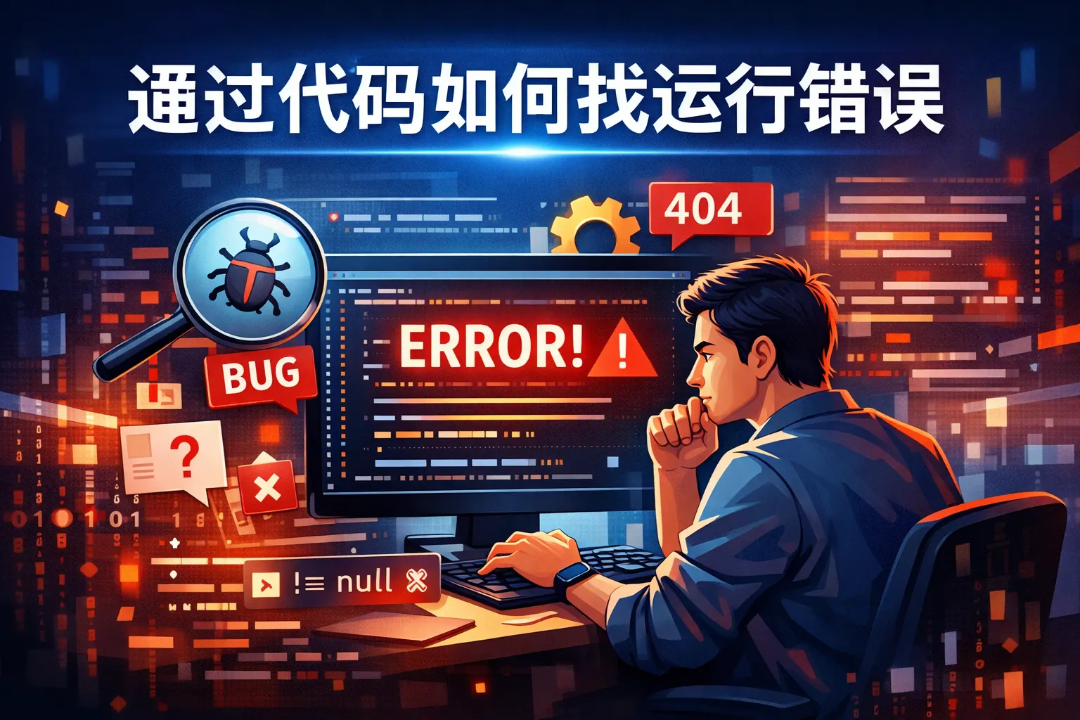 通过代码如何找运行错误