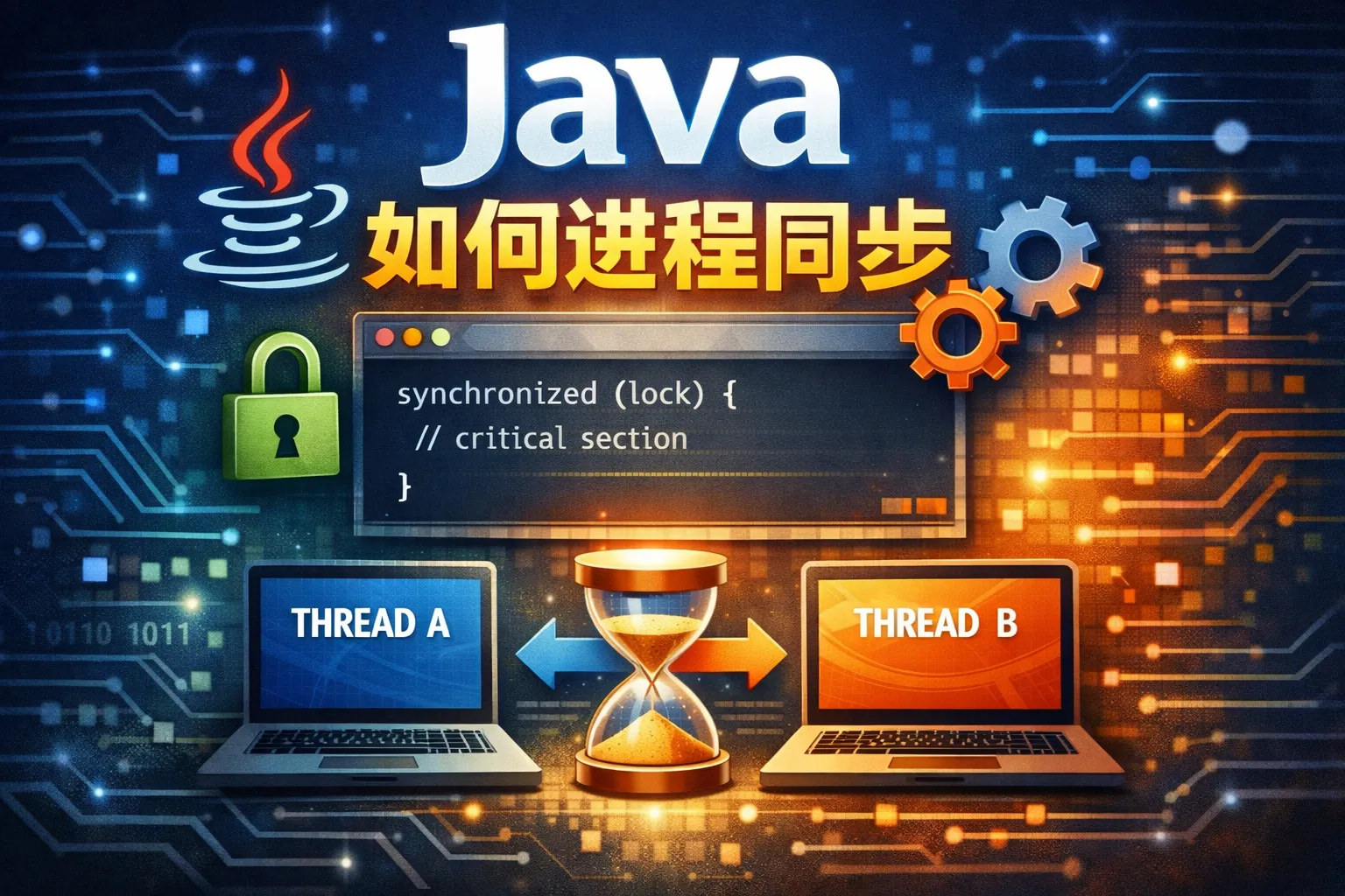 java如何进程同步