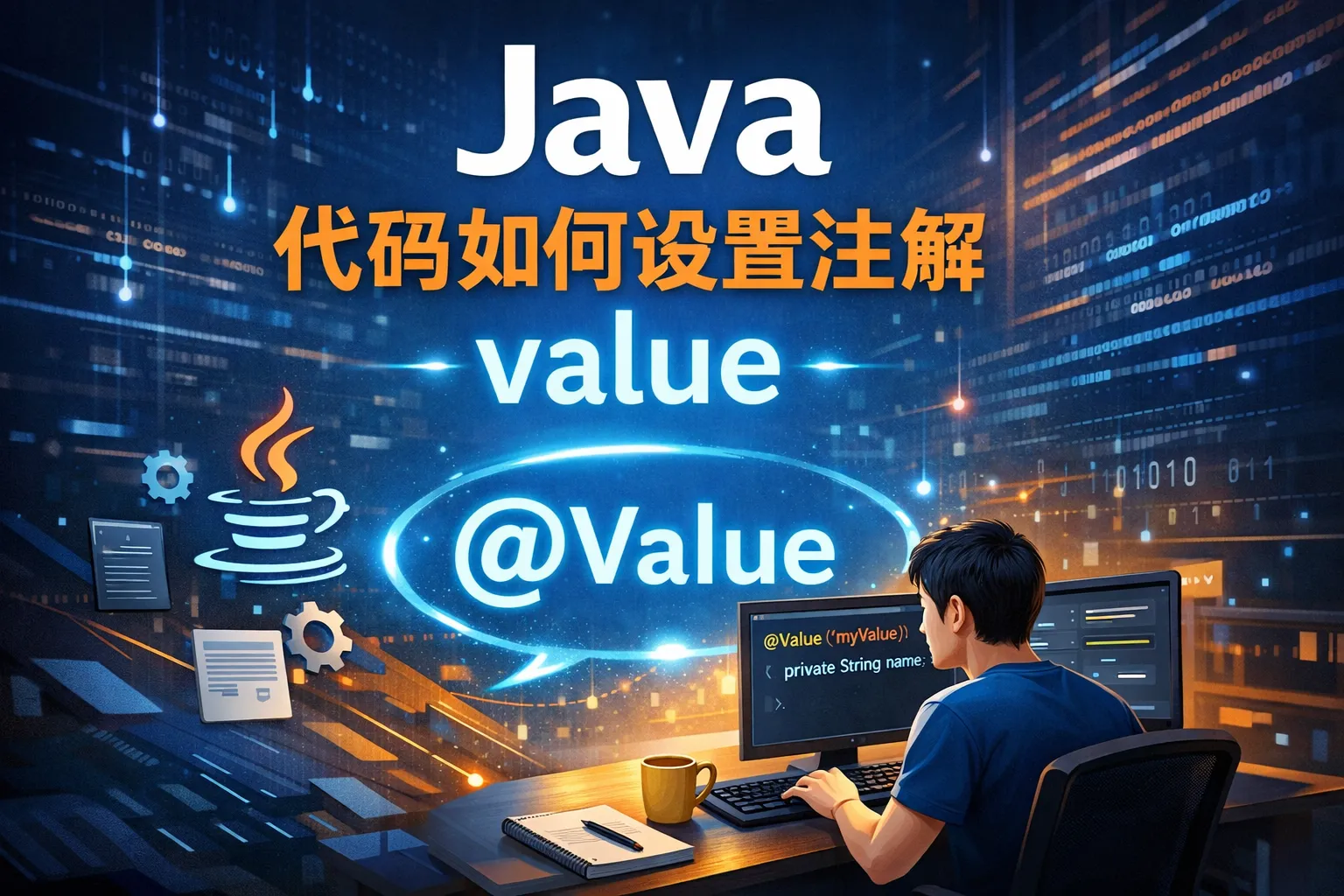 java代码如何设置注解value