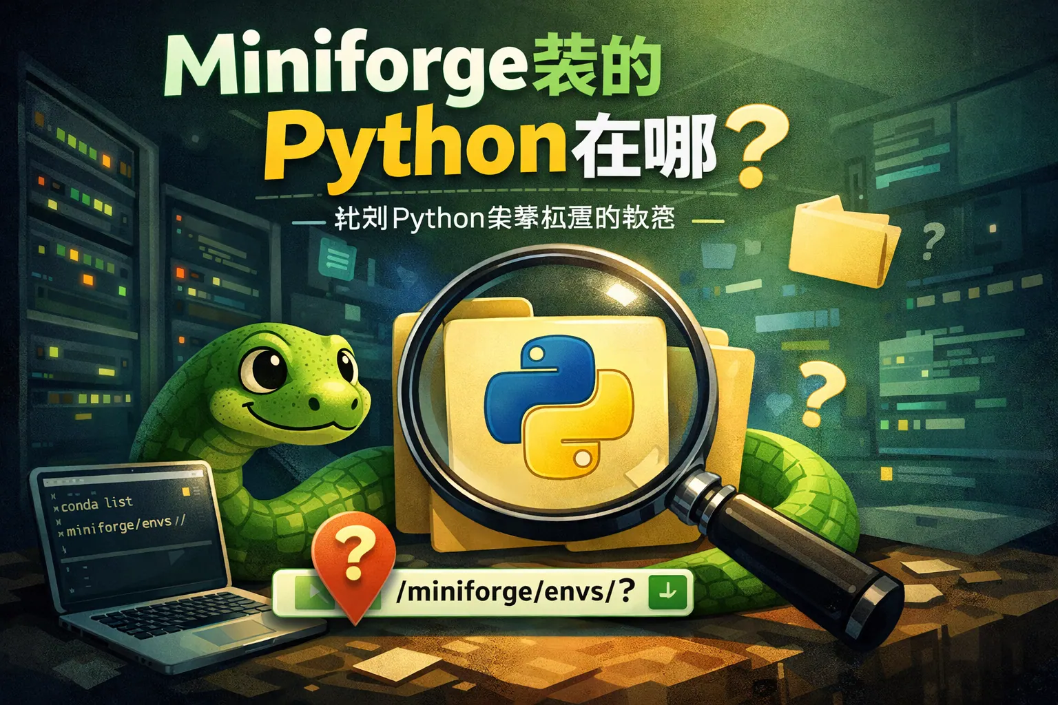 Miniforge装的python在哪