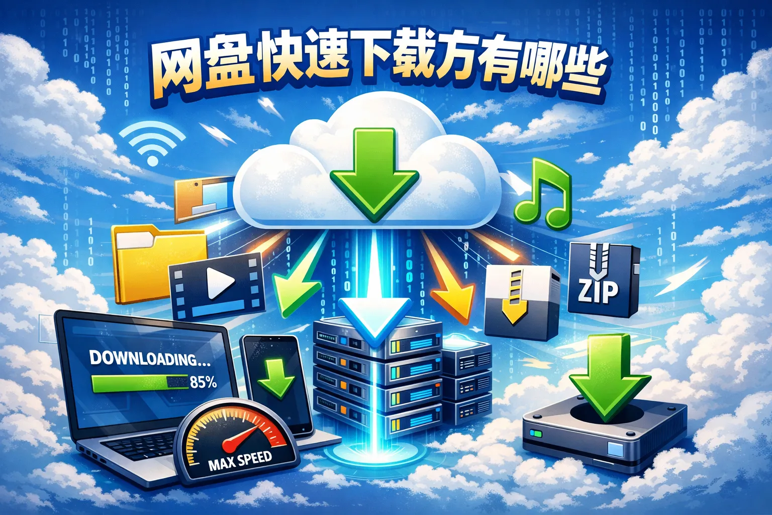 网盘快速下载方法有哪些