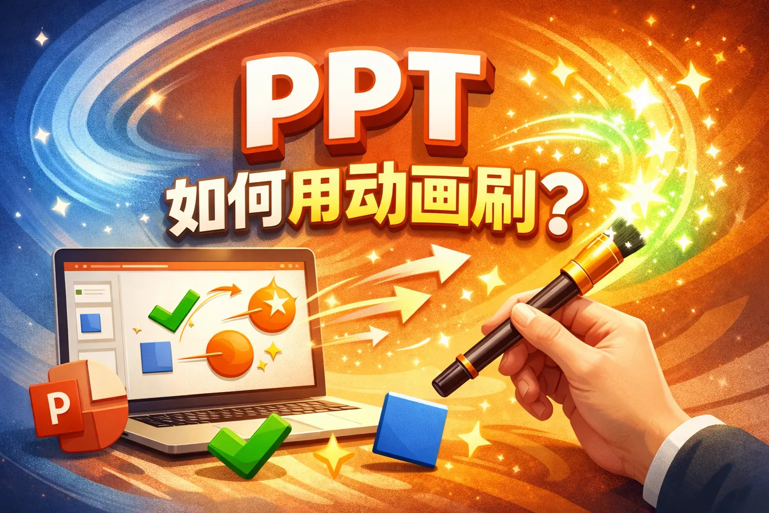 ppt如何用动画刷