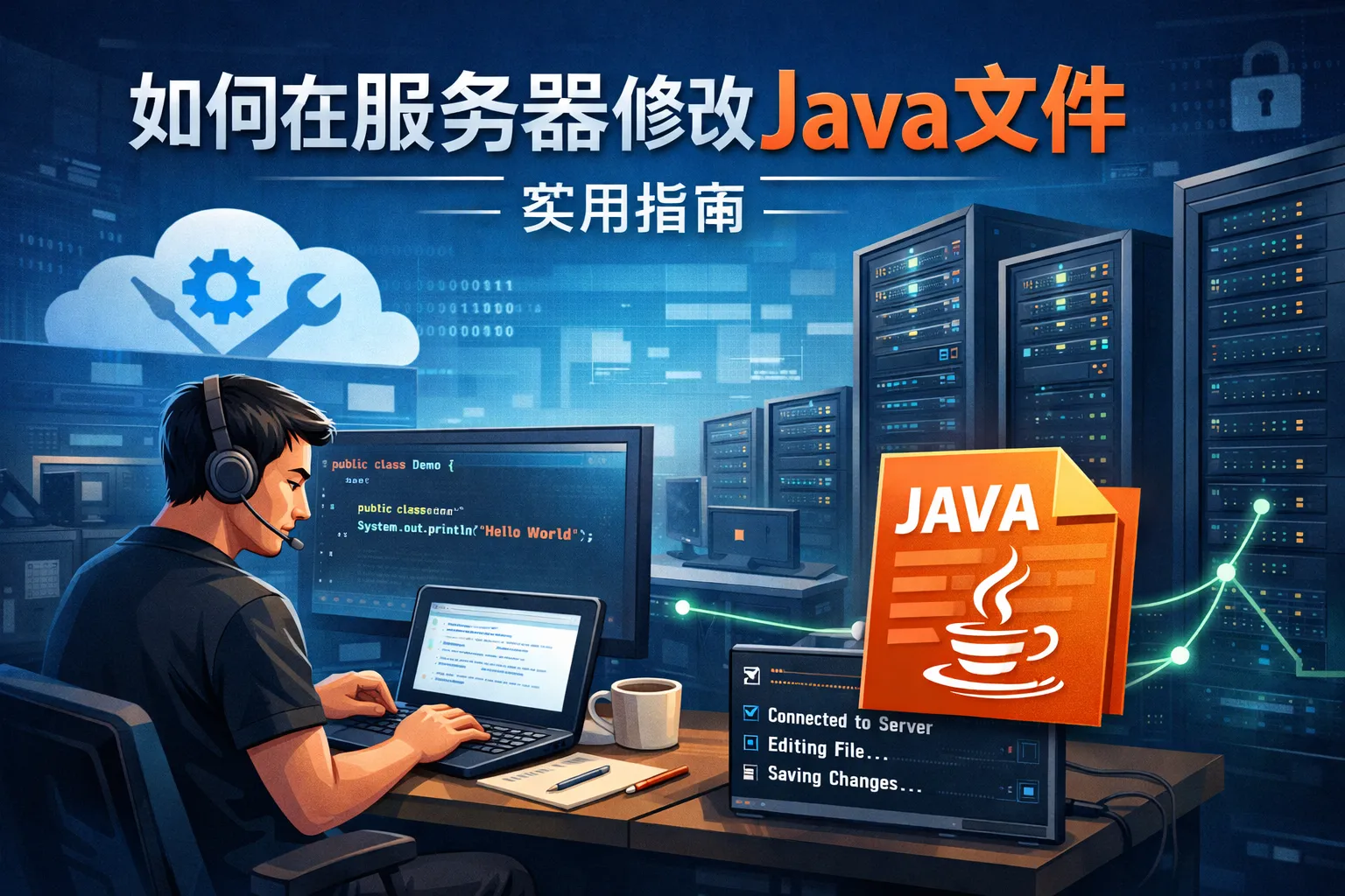 如何在服务器修改java文件