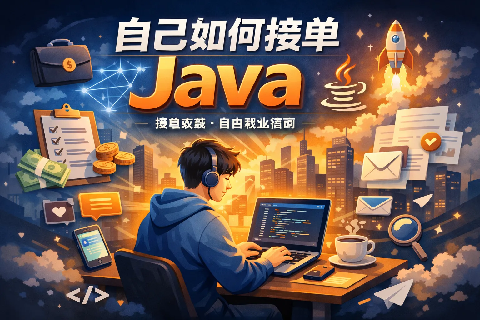 自己如何接单java