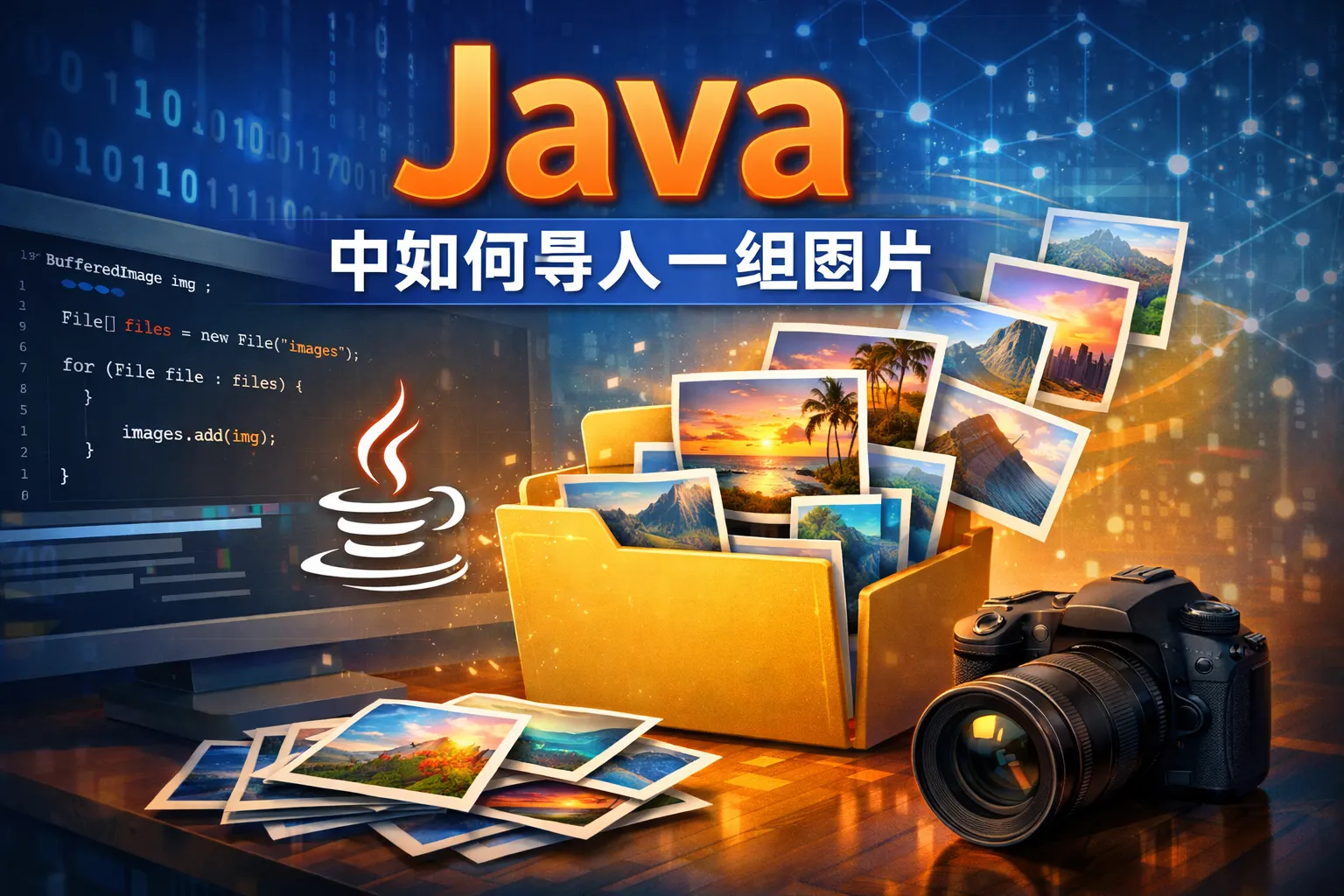 java中如何导入一组图片