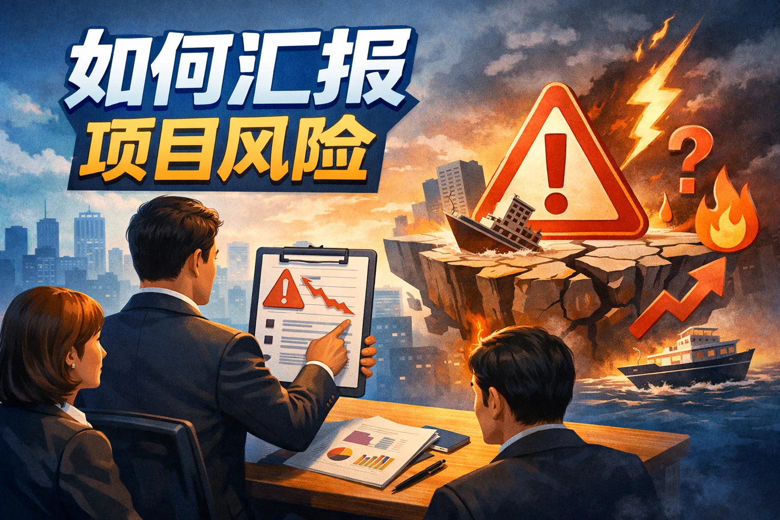 如何汇报项目风险
