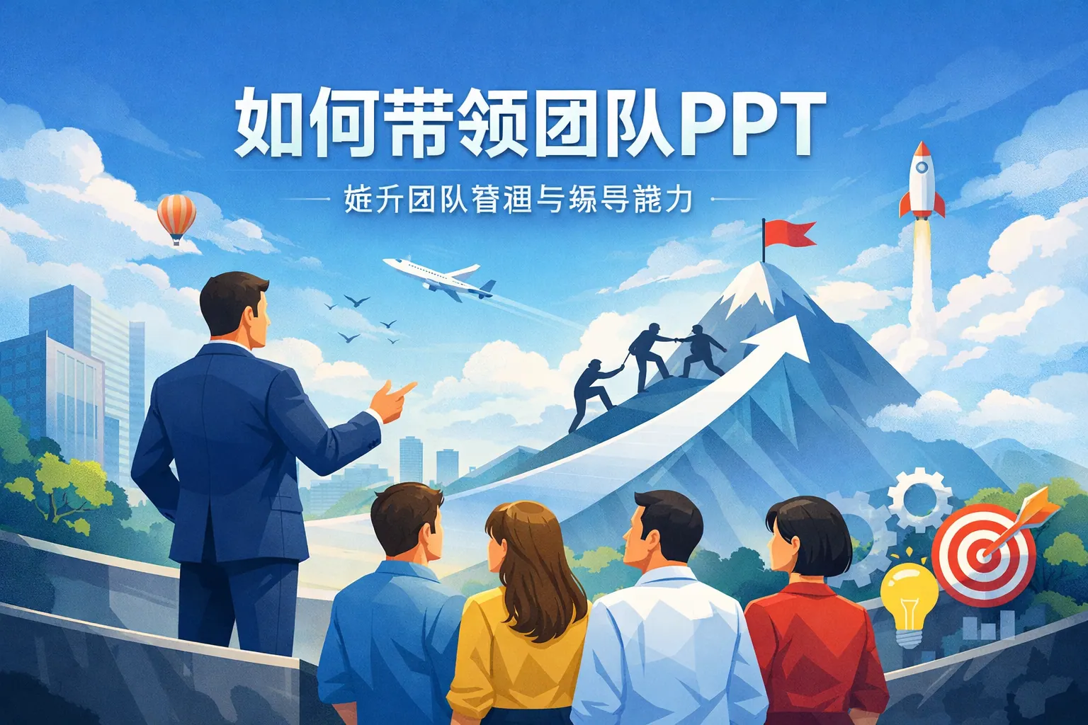 如何带领团队ppt