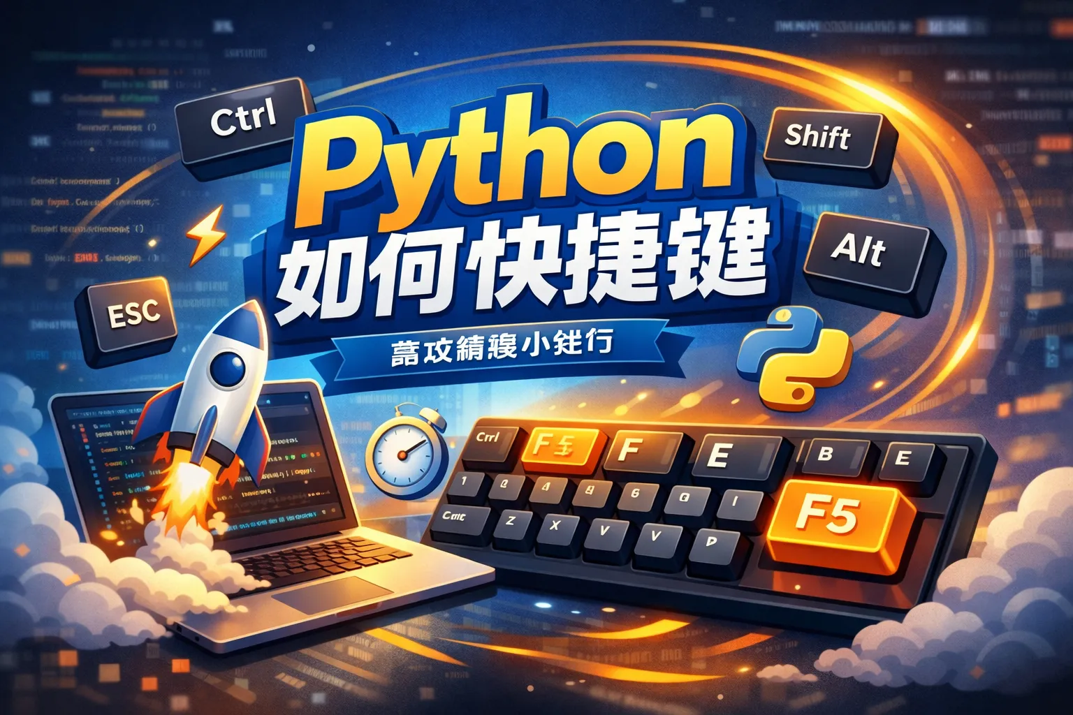 python如何快捷键