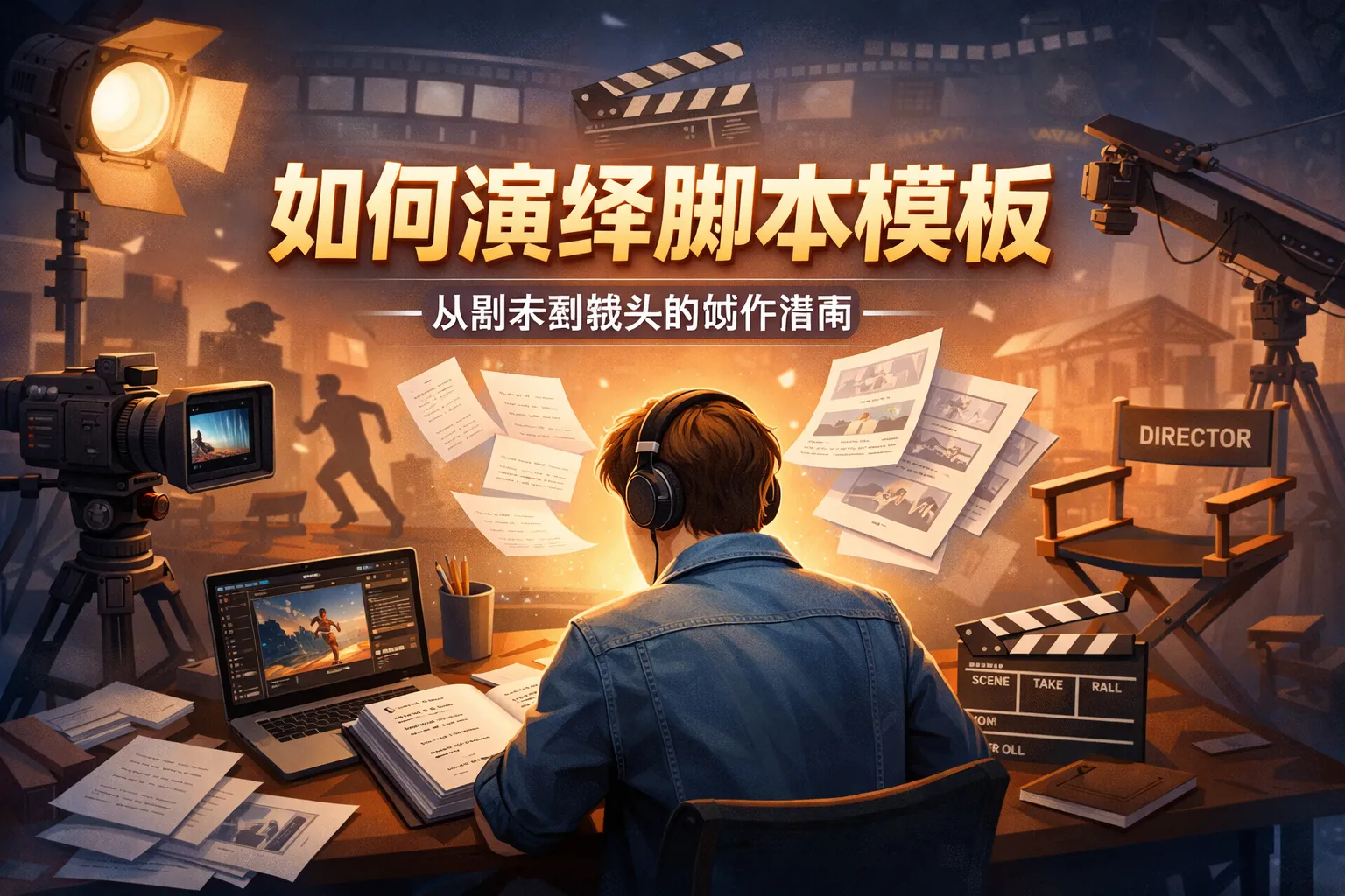 如何演绎脚本模板图片