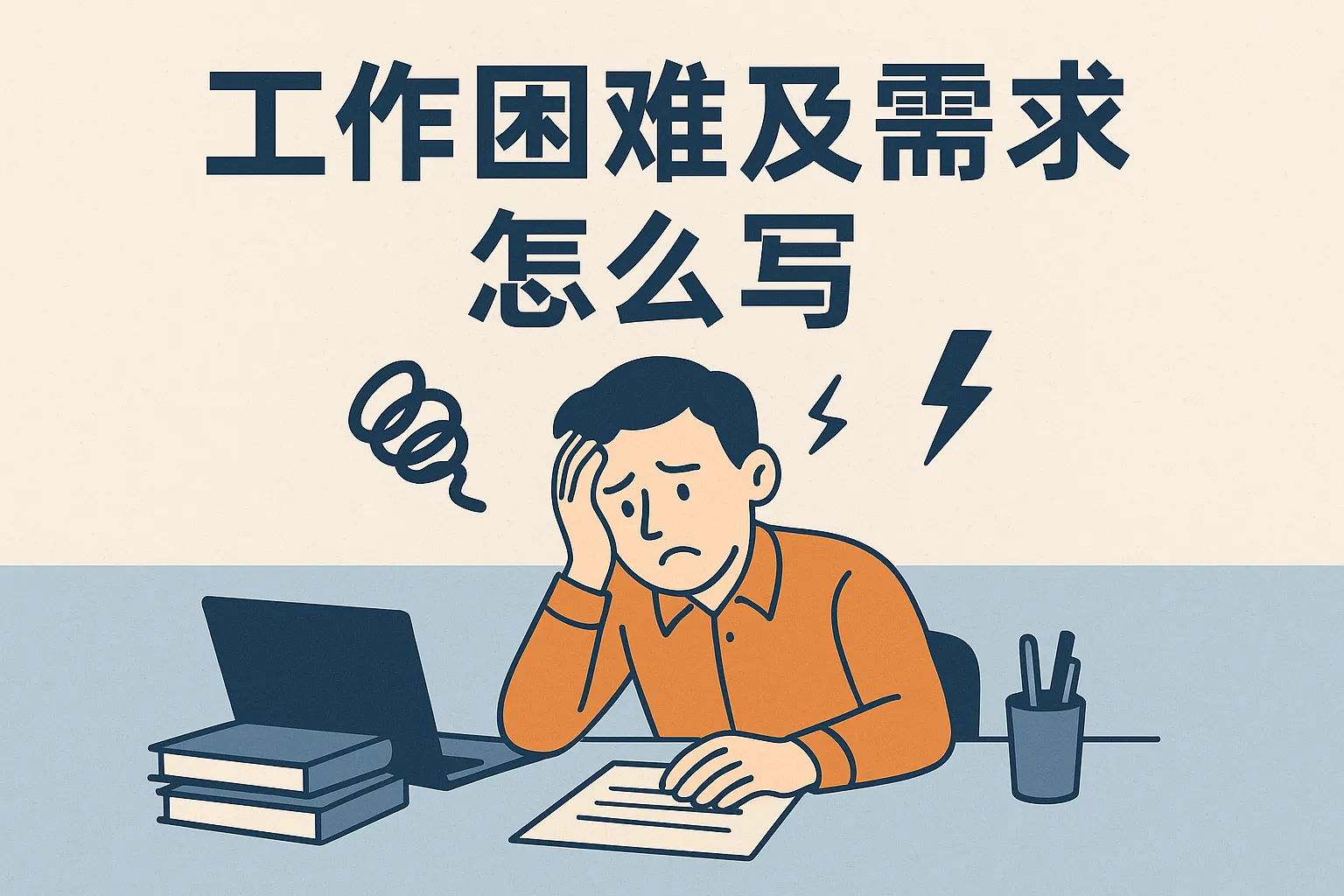 工作困难及需求怎么写