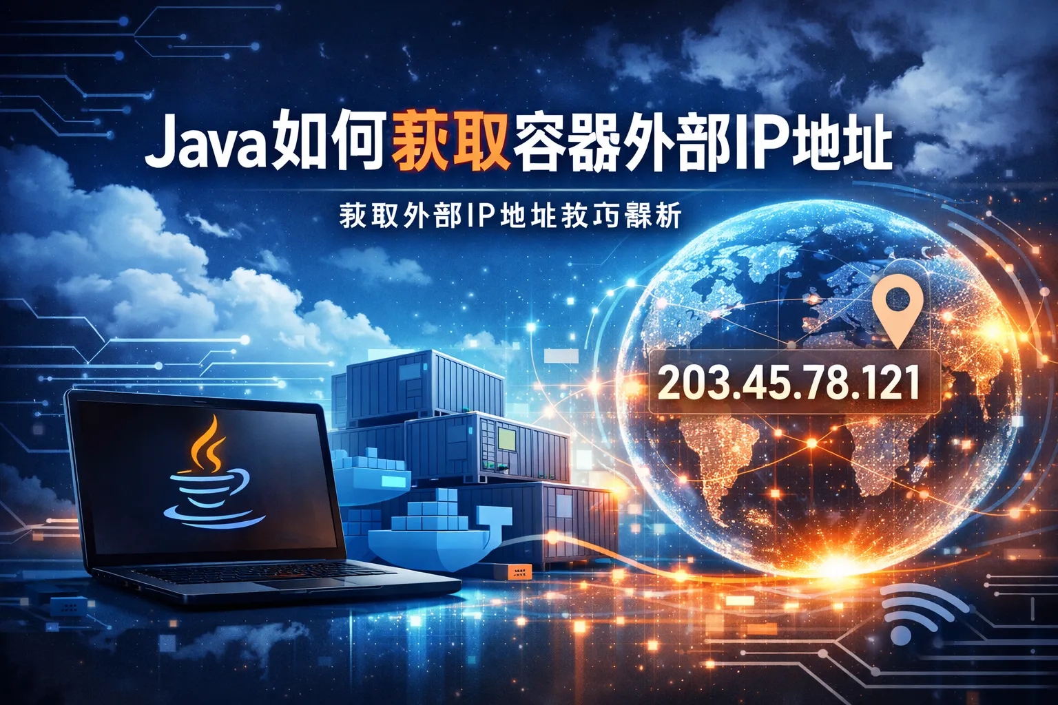 java如何获取容器外部ip地址