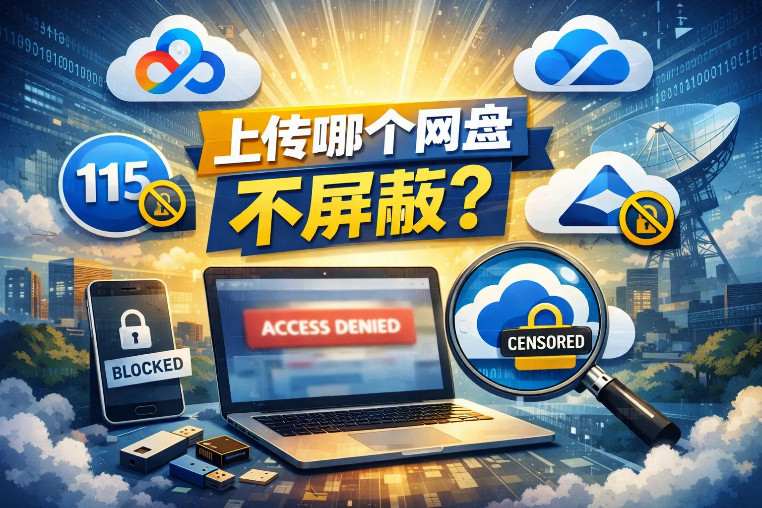 上传哪个网盘 不屏蔽